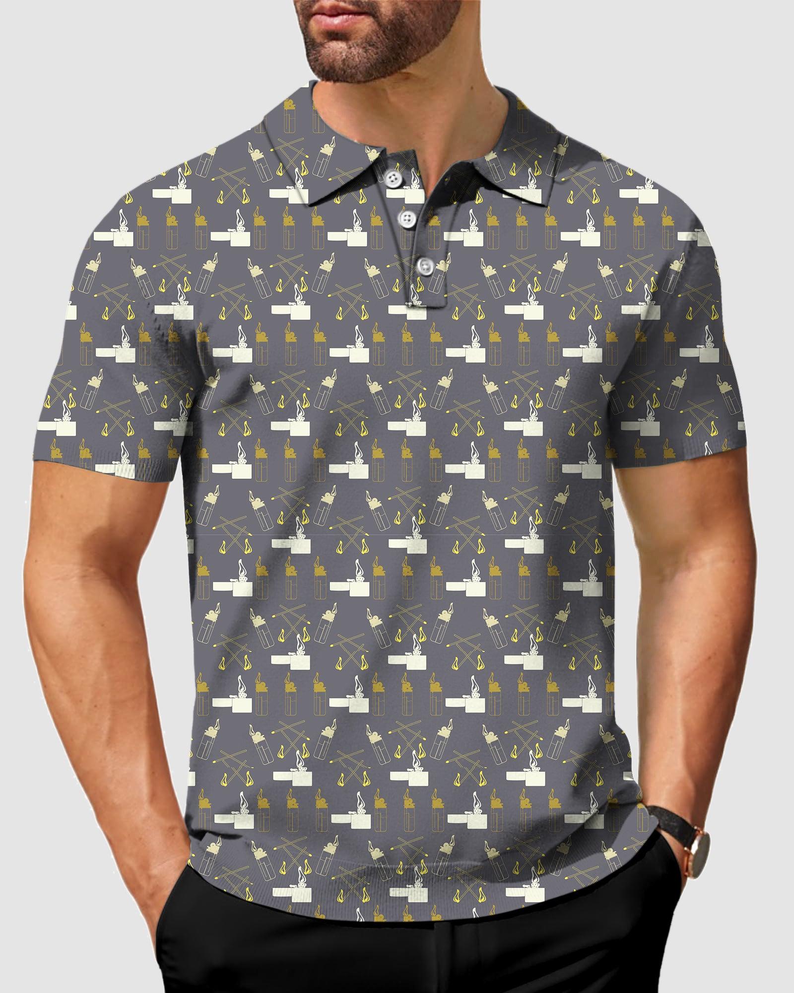Men's golf lighter polo