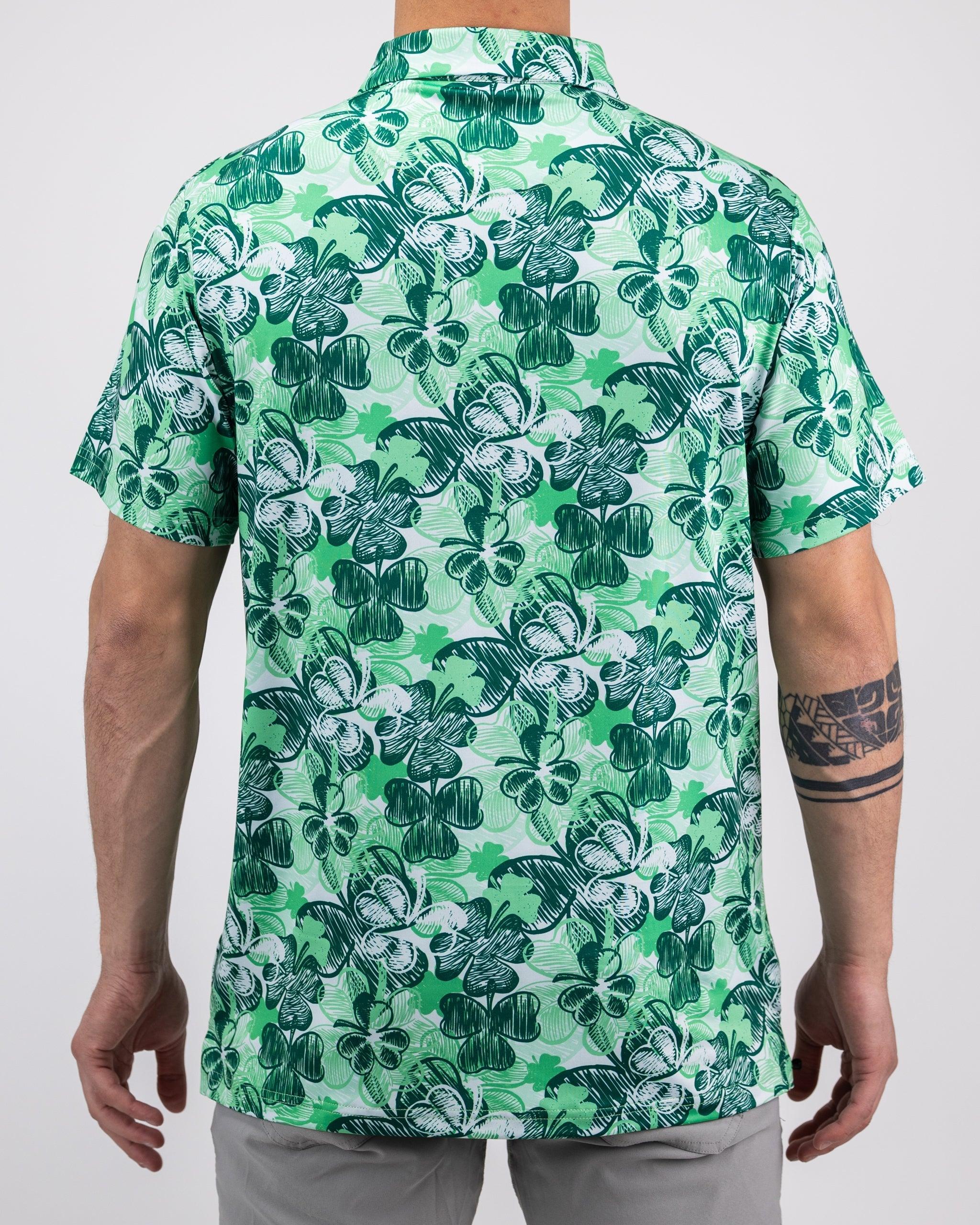 Shamrock White Golf Polo