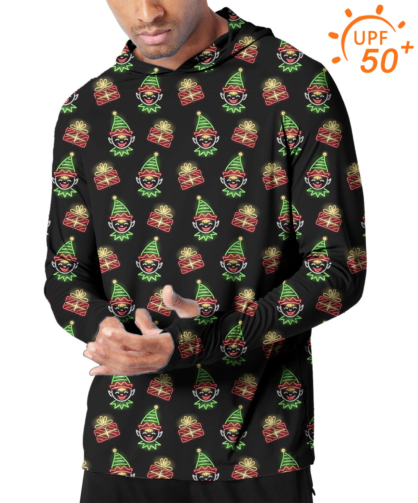 Men's Outdoor Christmas Joker Golf Sun Protection Slim Fit hoodies