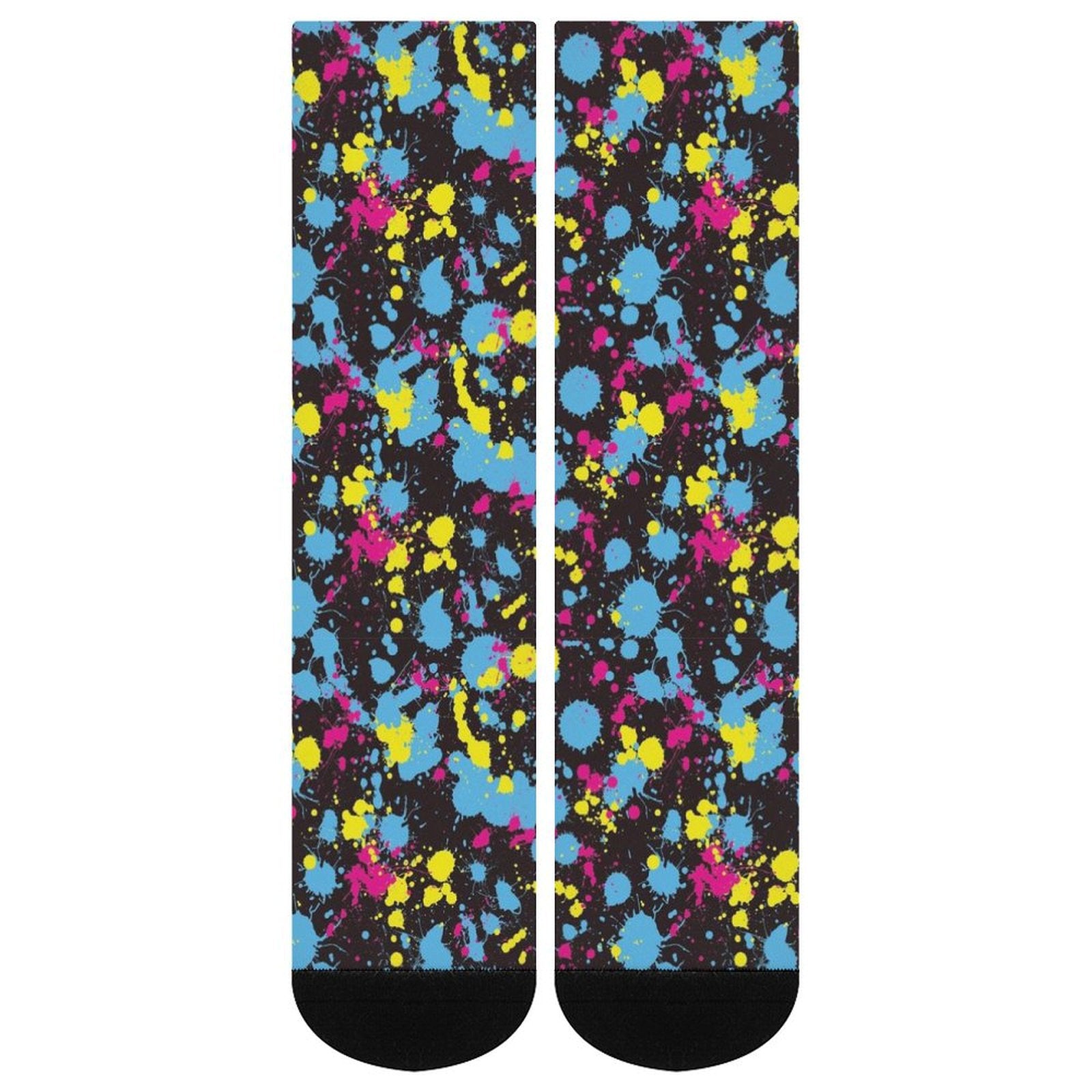 V2 Paint Splatter Prined socks Gifts for Men Women