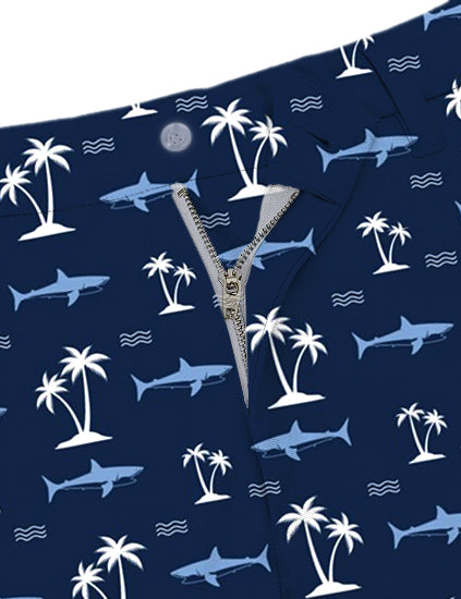 Men Shark Island Golf Shorts