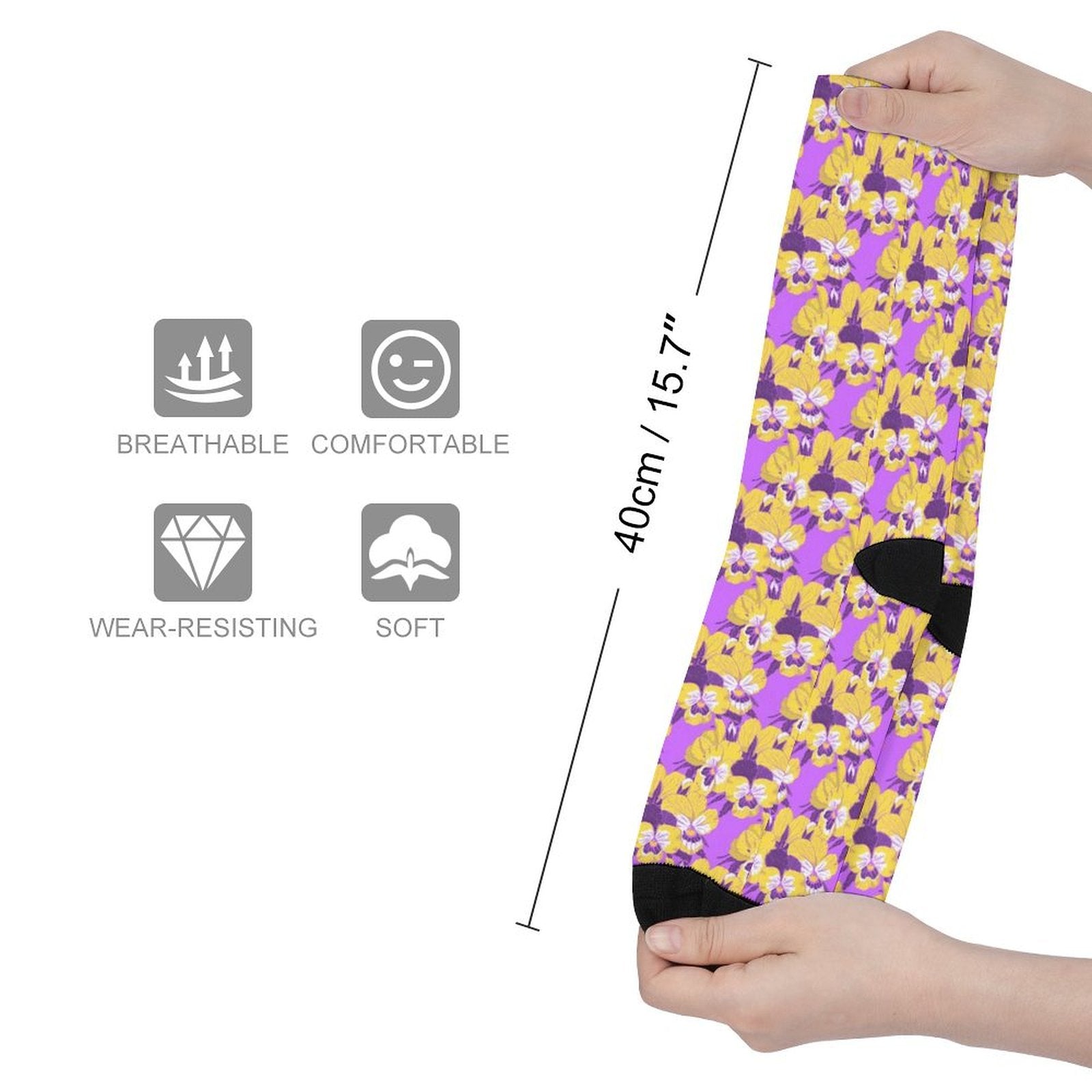 Hawaiian Time Prined socks Gifts for Men Women