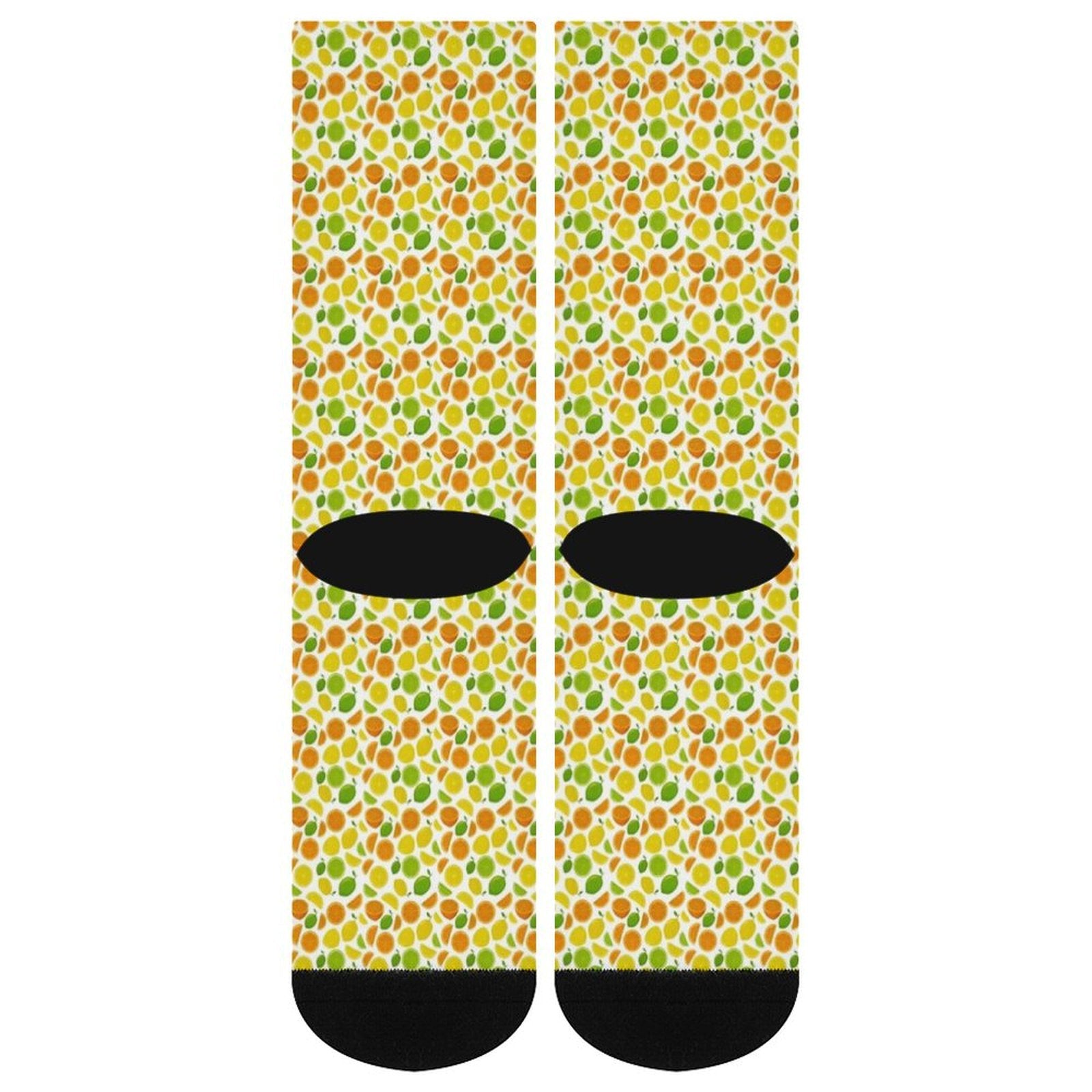 Summer Lemon Prined socks Gifts for Men Women