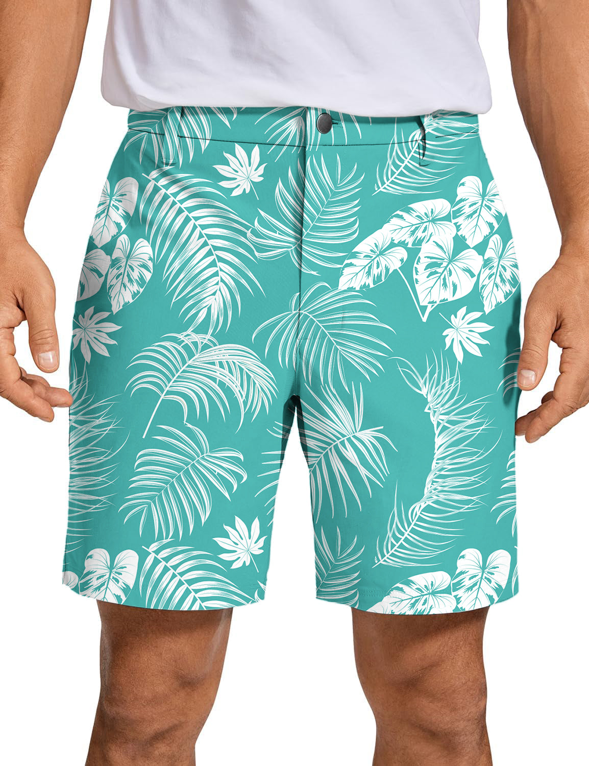 Men's Teal Paradise Golf Shorts