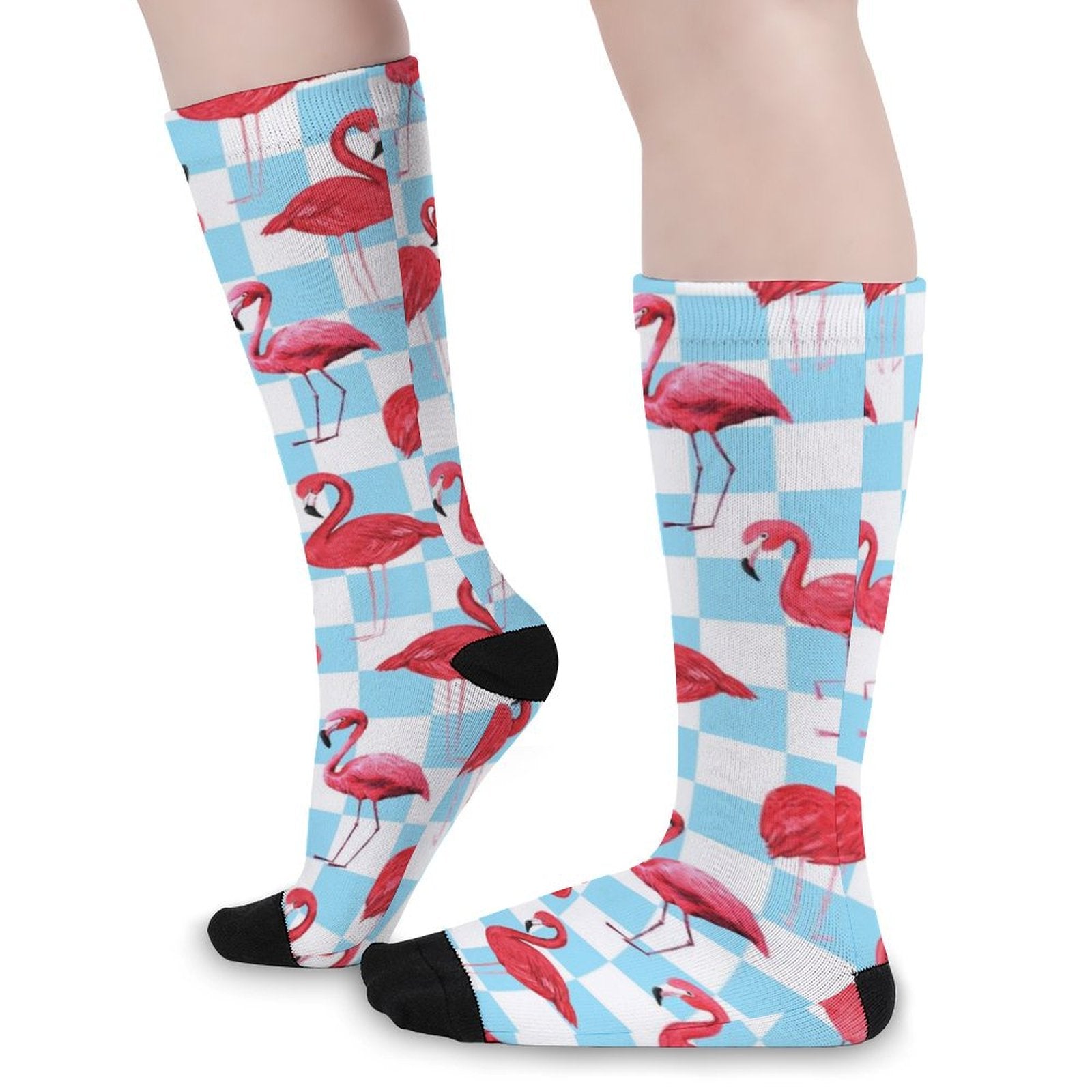 Flamingo Prined socks Gifts for Men Women