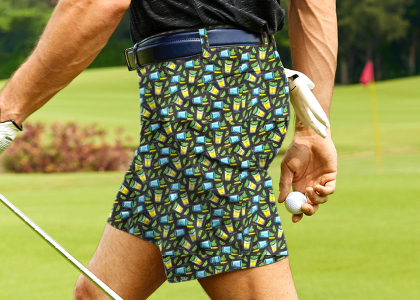 Men TEQUILA TWIST Golf Shorts