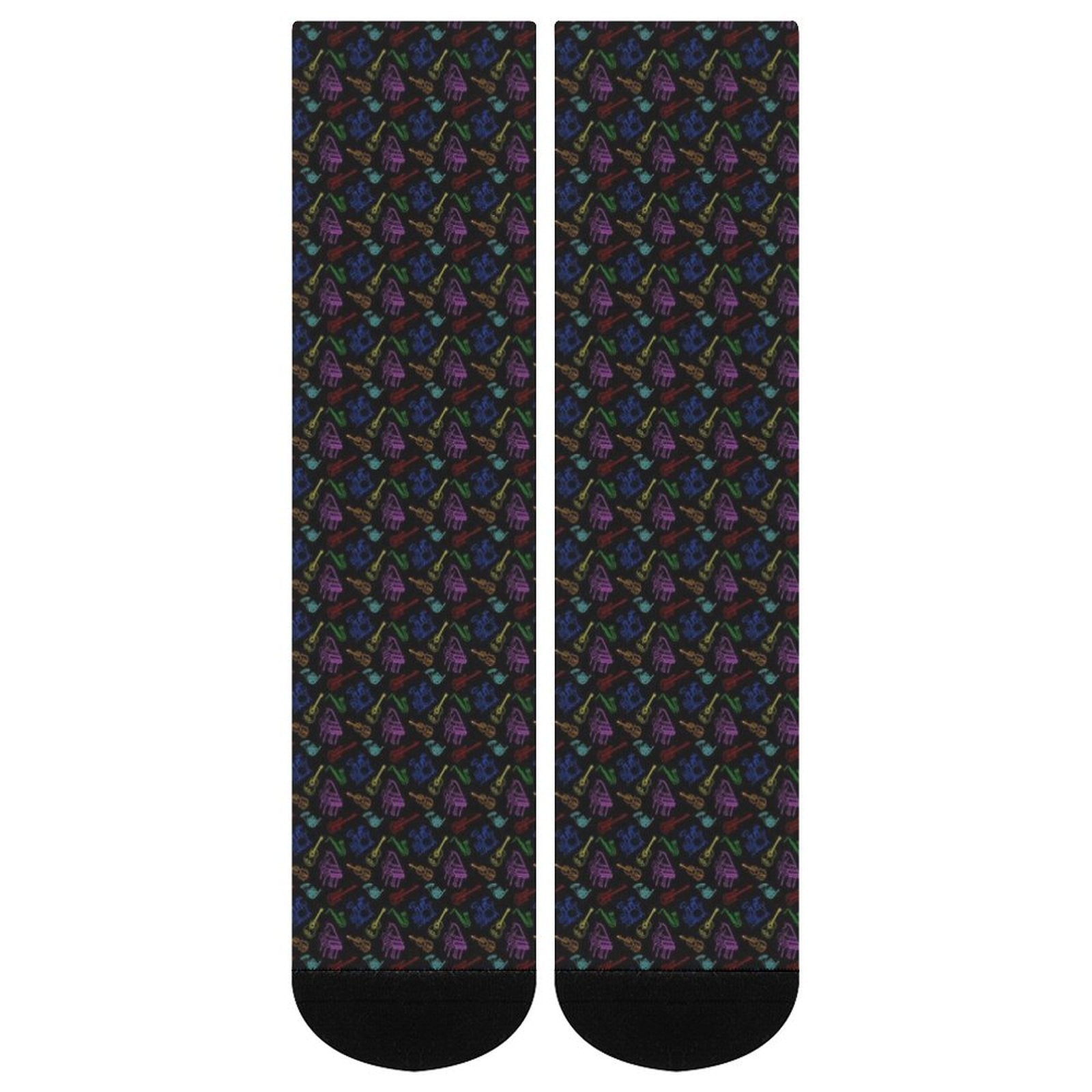 musical instrument Prined socks Gifts for Men Women