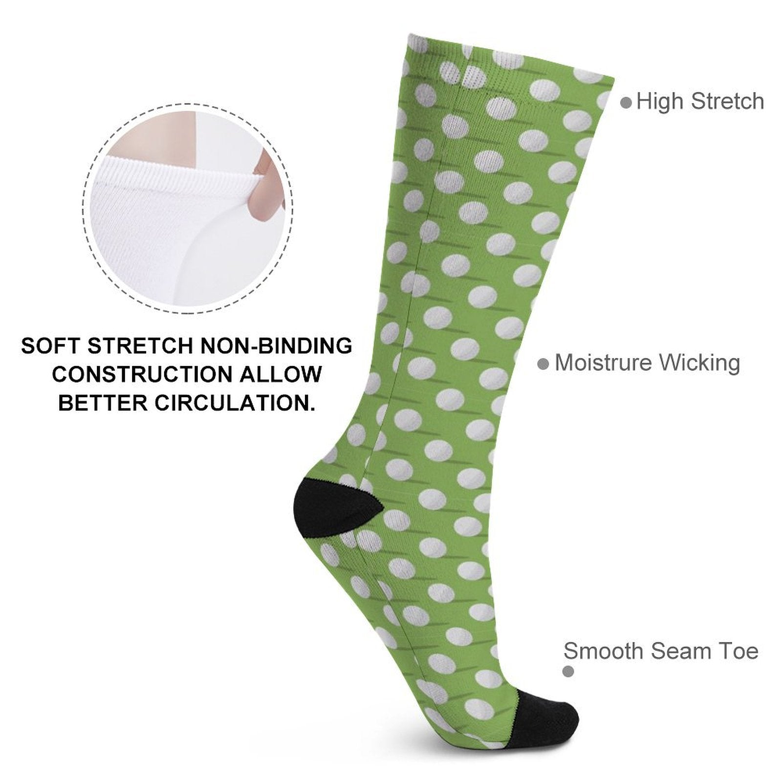 golf ball Prined Sock Gifts for Men Women