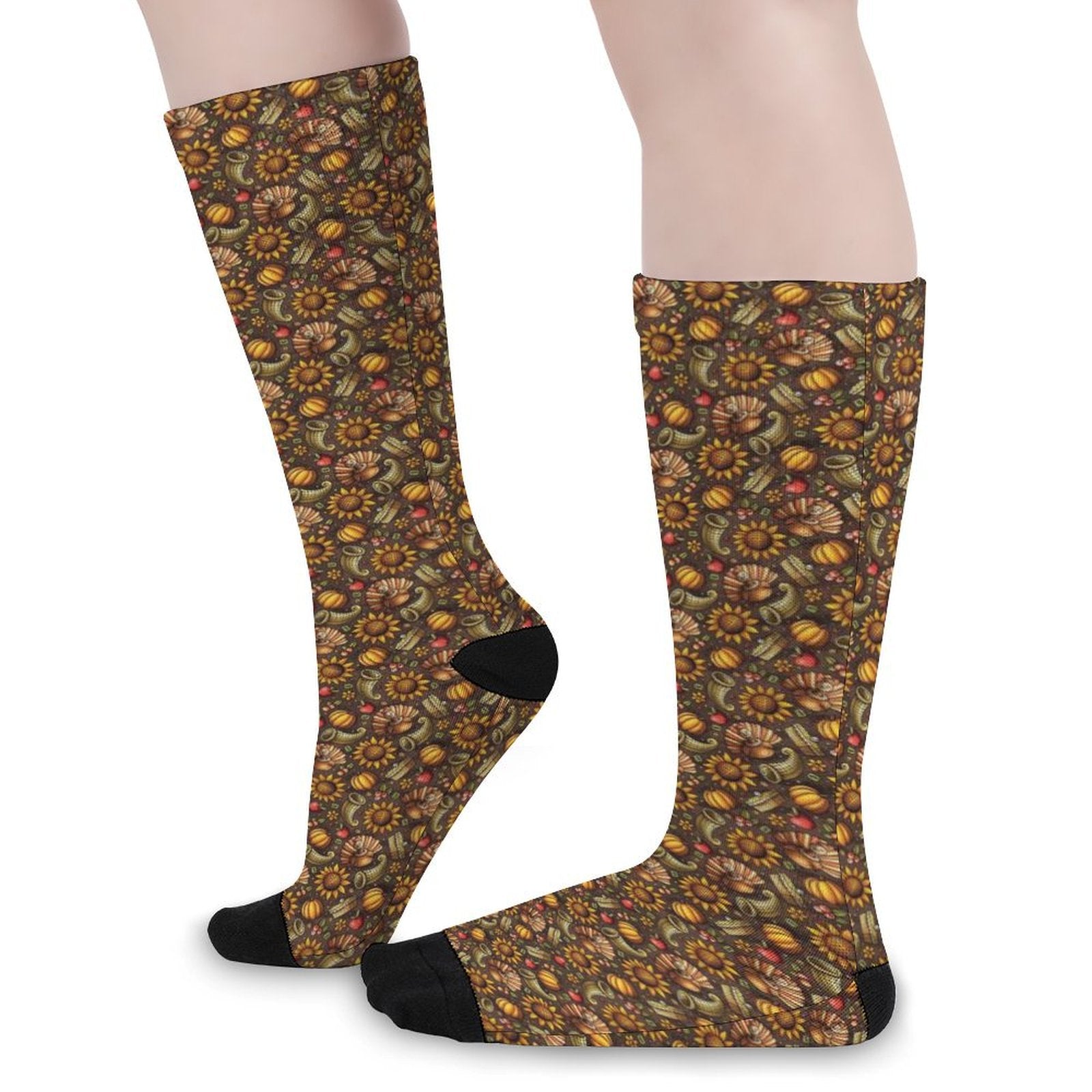 TurkeyTime Prined socks Gifts for Men Women