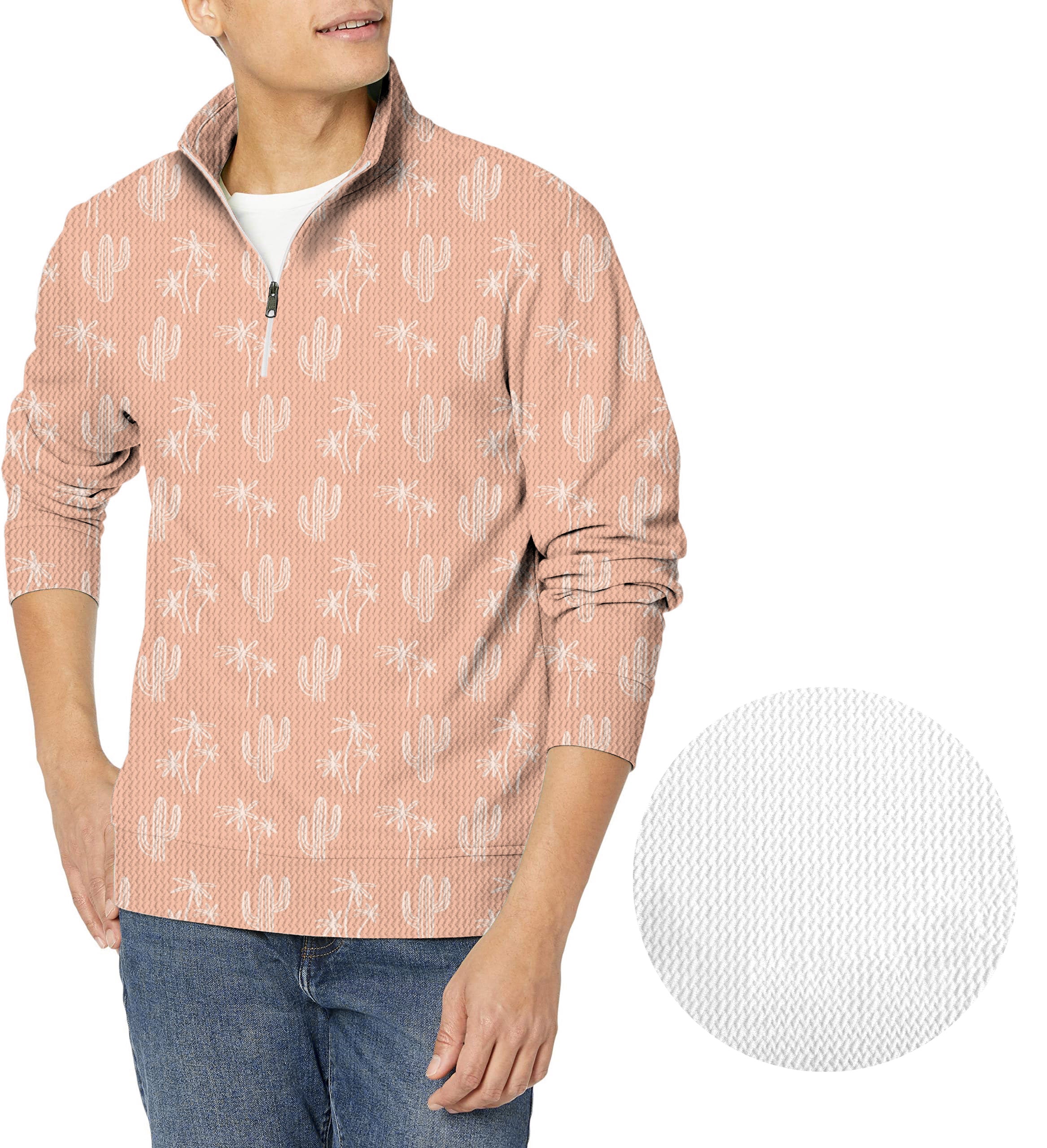 Desert Dweller-Men's Golf Waffle Zipper Pullover