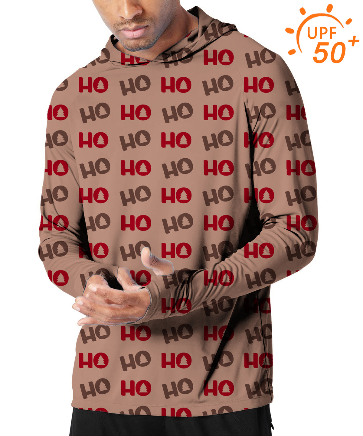 Men's Outdoor Christmas Tree HO Golf Sun Protection Loose Fit hoodies