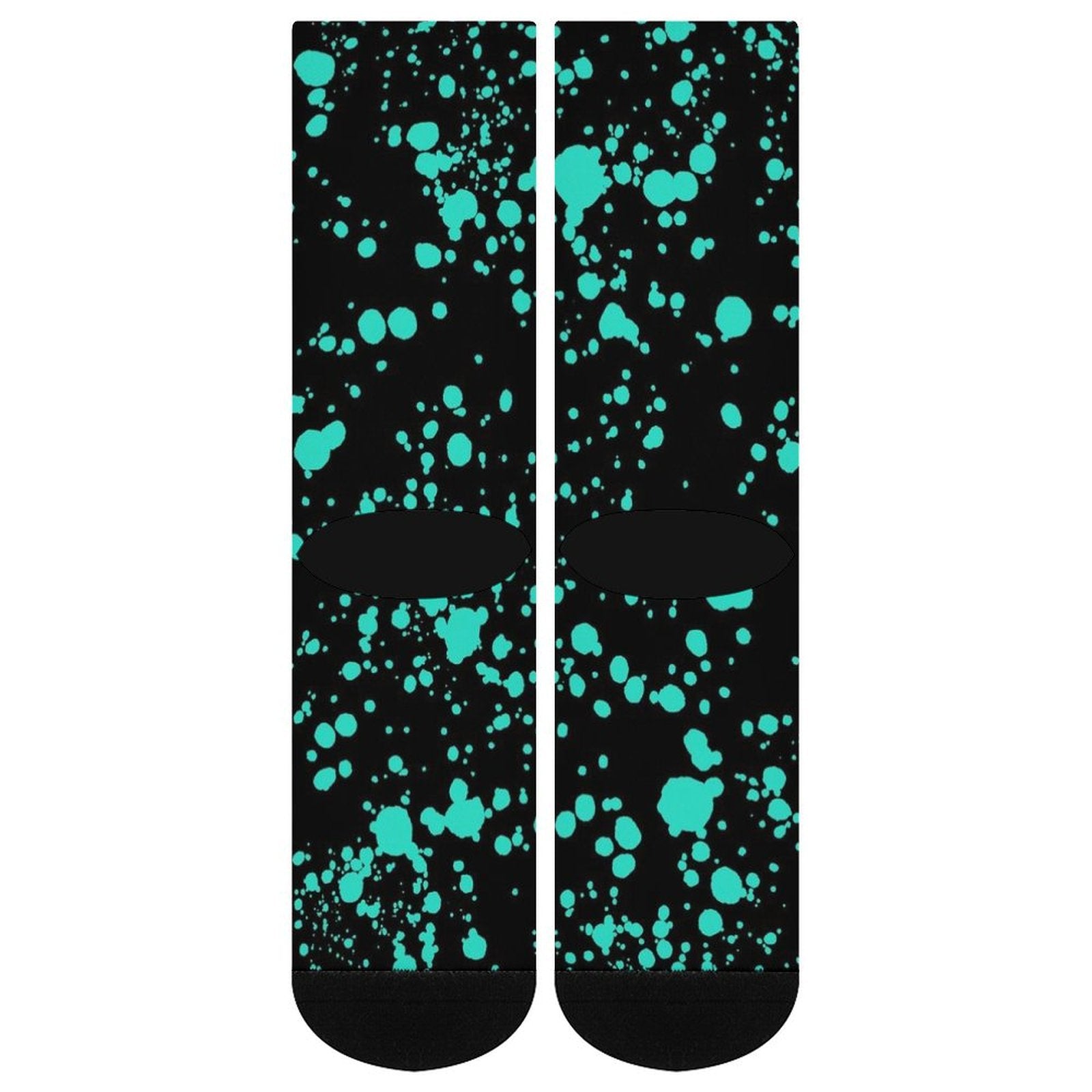 Lake Blue spot Prined socks Gifts for Men Women