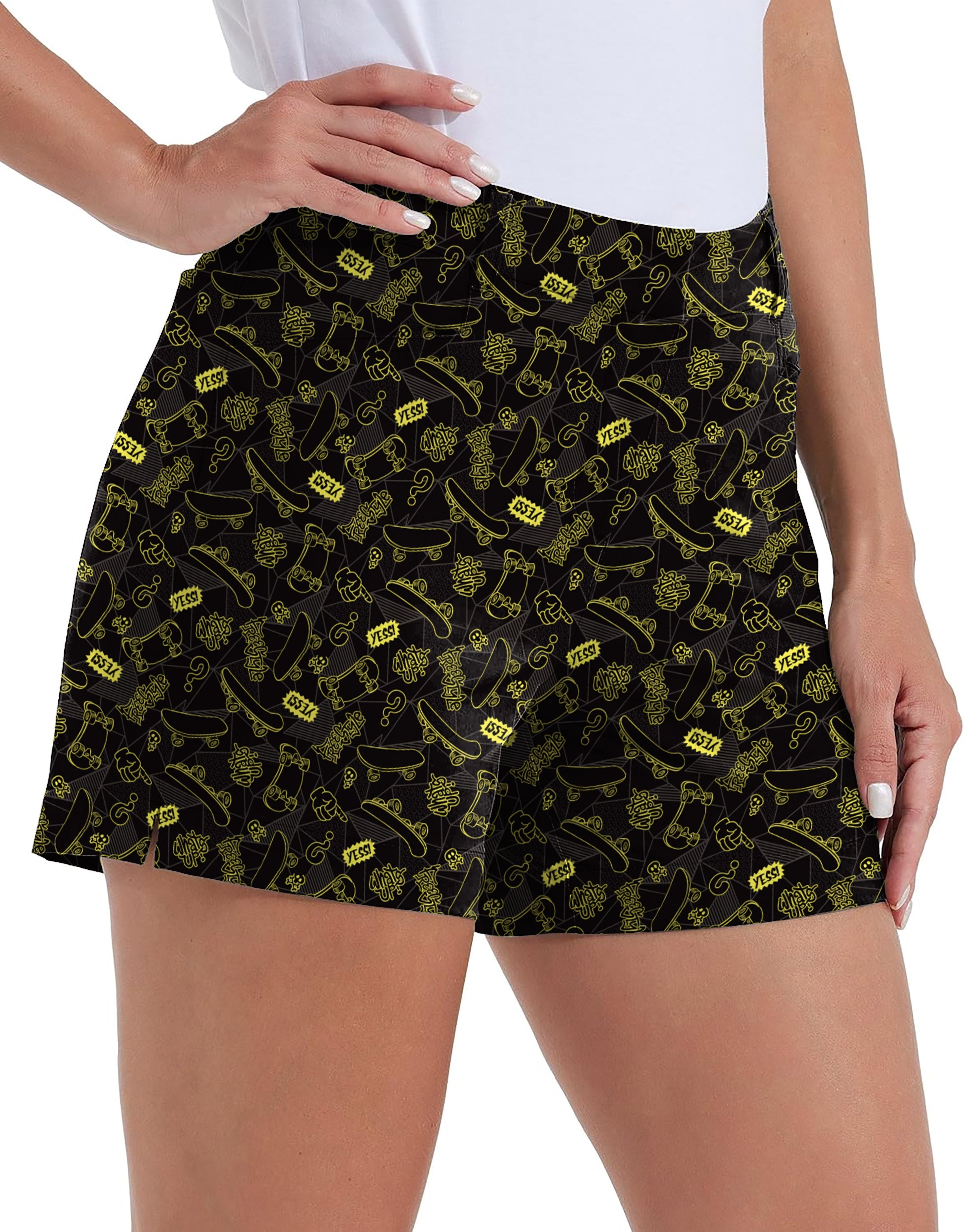 Yessi Own Logo women's quick-drying golf shorts with pockets and waterproof design