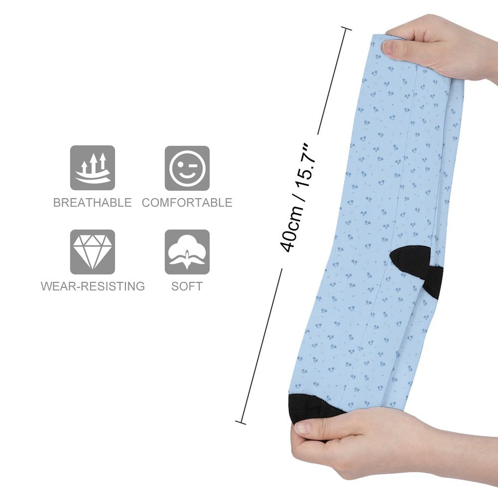 Tropical Palms Prined socks Gifts for Men Women