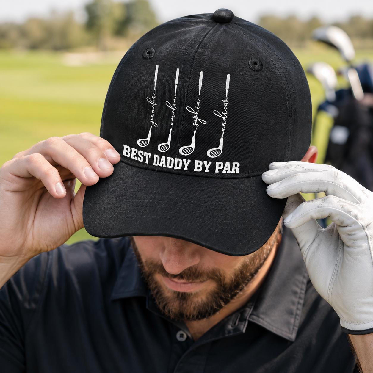 Bestseller Custom Embroidered Golf Club Name Hats for Men