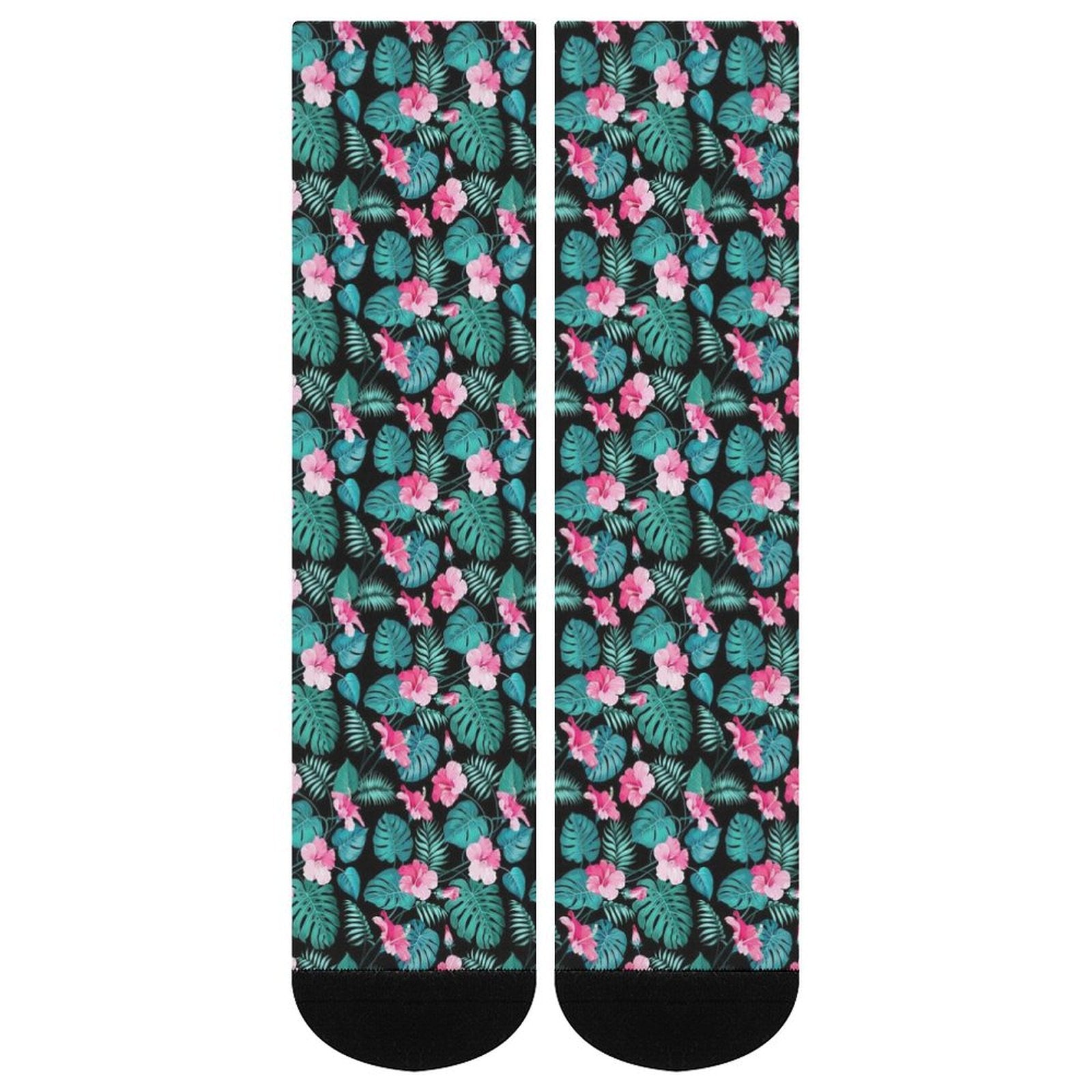 Tropic Floral Prined socks Gifts for Men Women