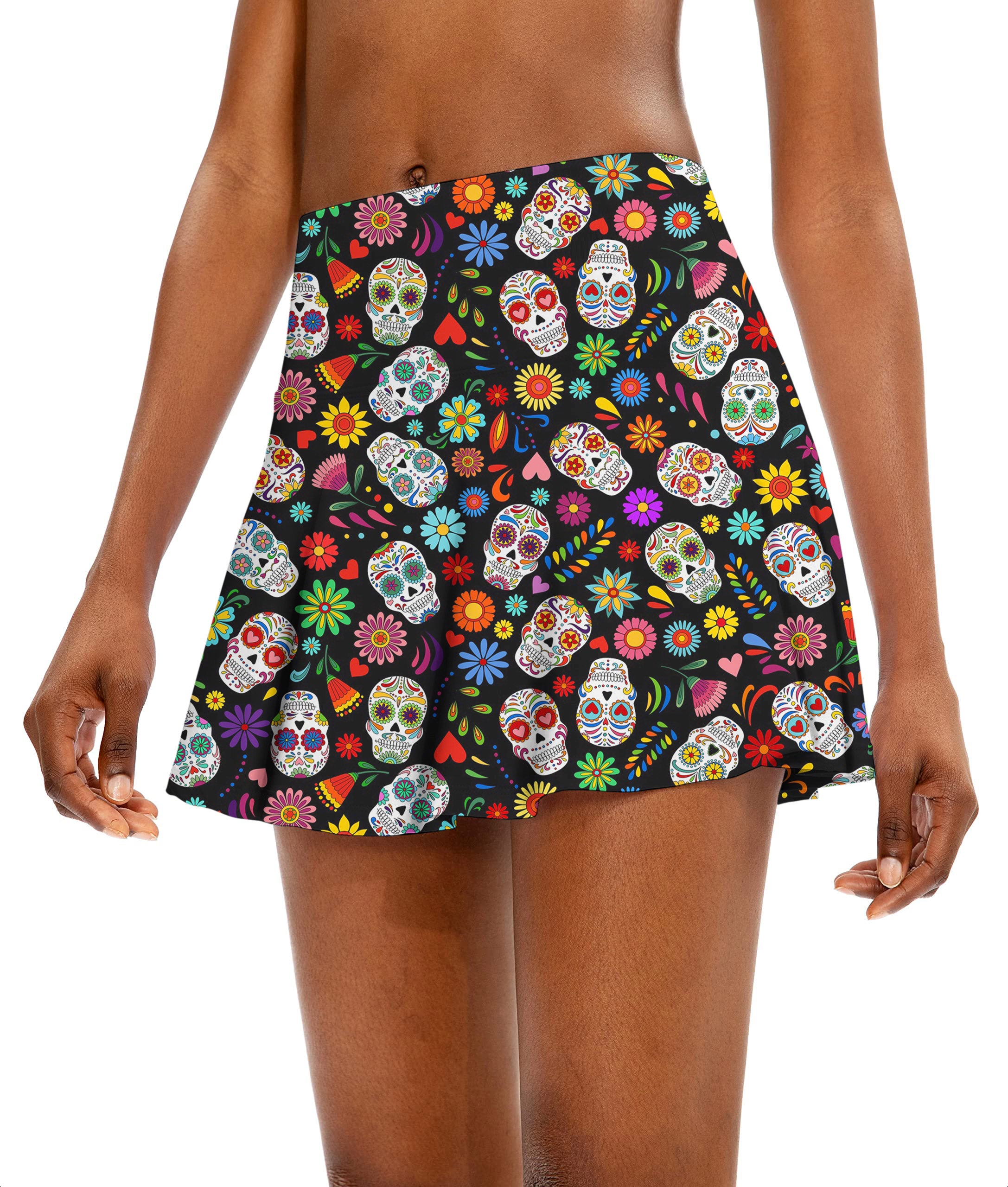 FIESTA FEELING Women's Athletic Golf Skorts Flared Skirts