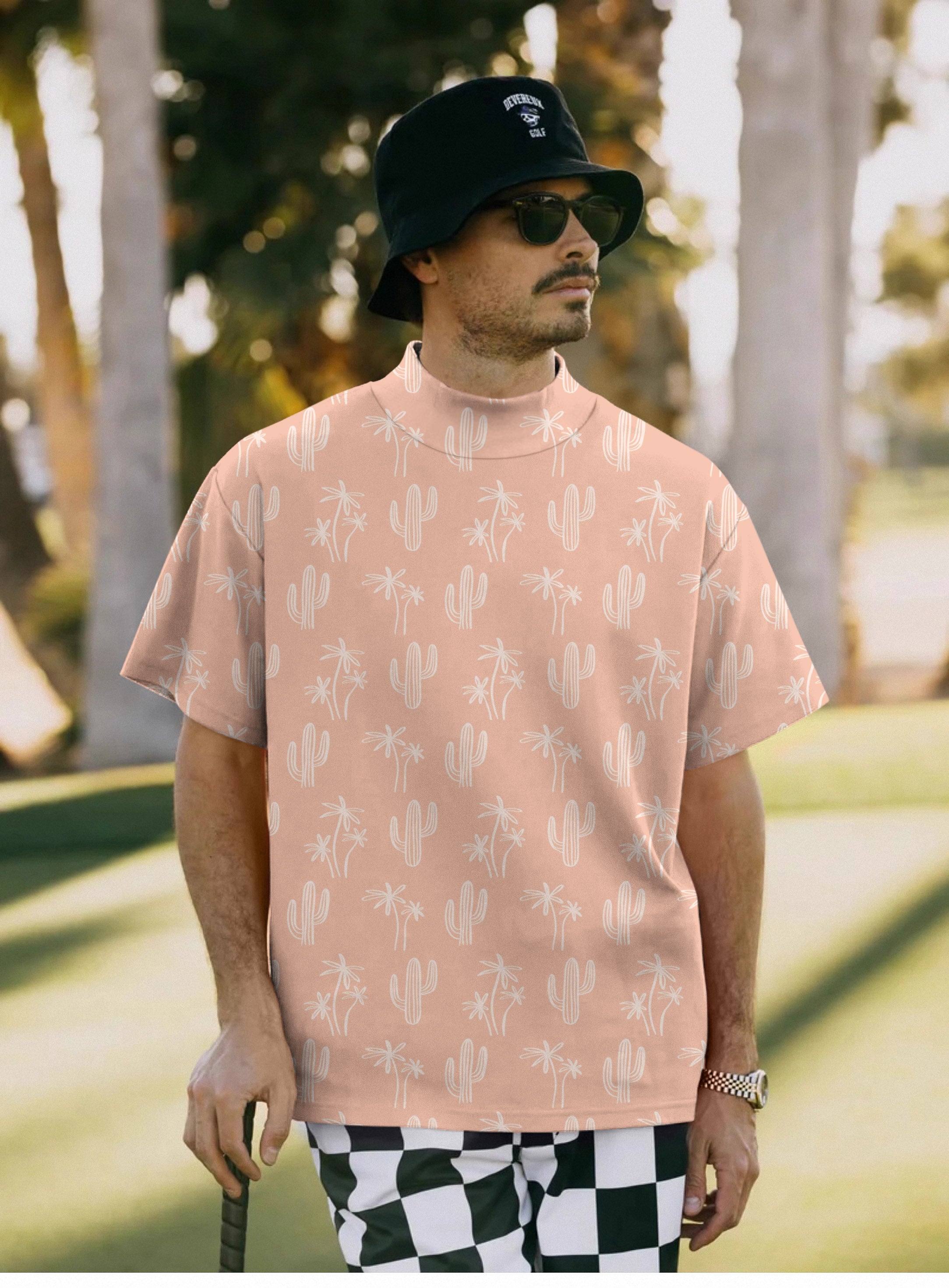 Men's Desert Dweller Pullover High neck Long/Short sleeve T-Shirt