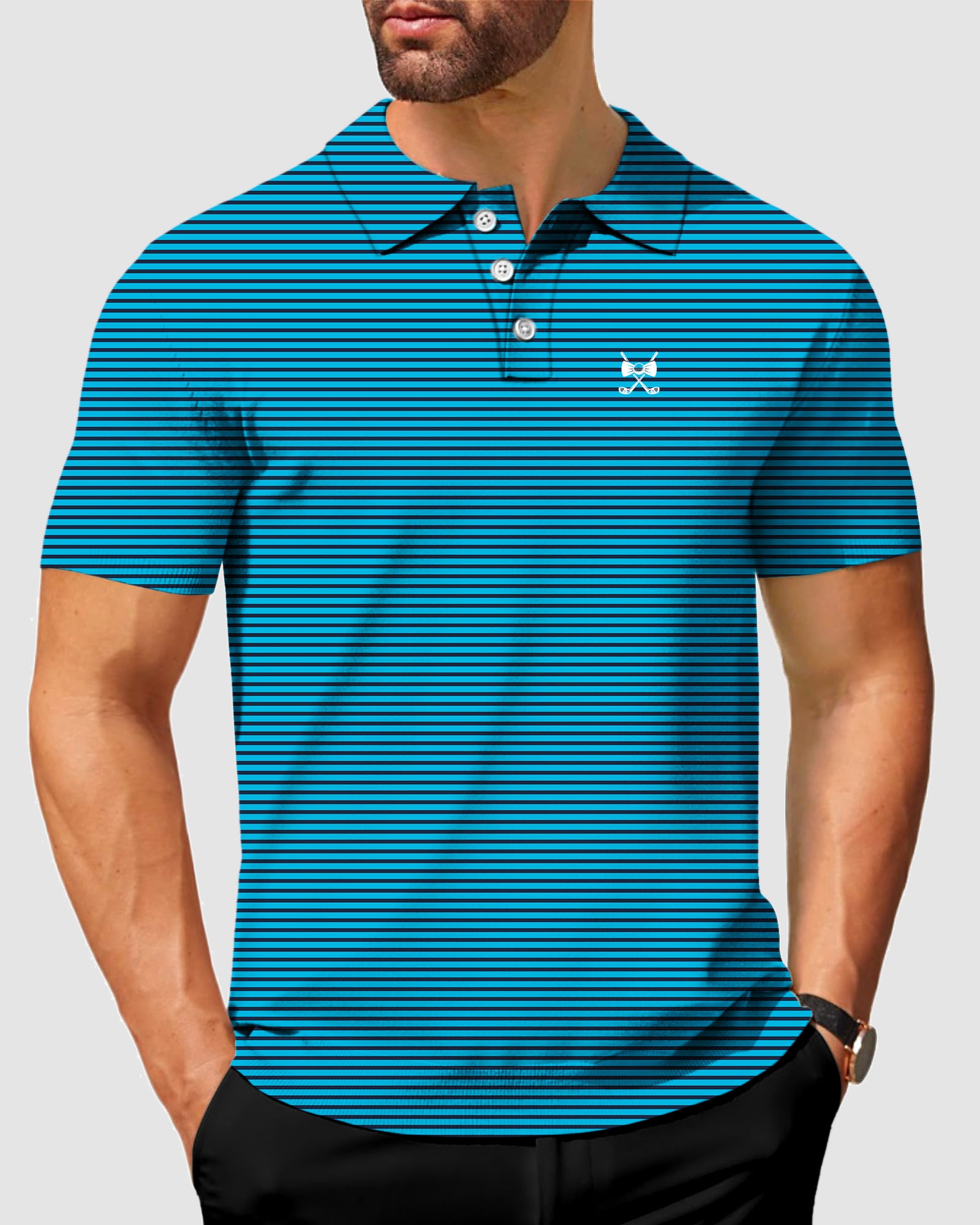Men's Daytona MVP Navy Golf Polo