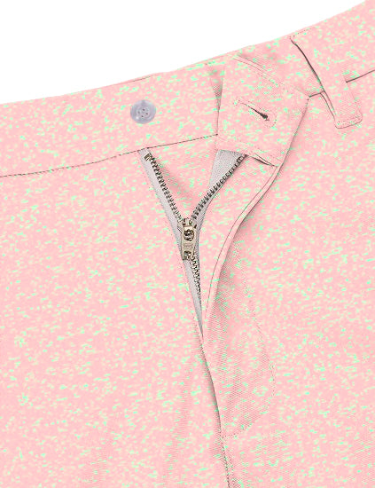 Men Pastel Pink Fusion Golf Shorts