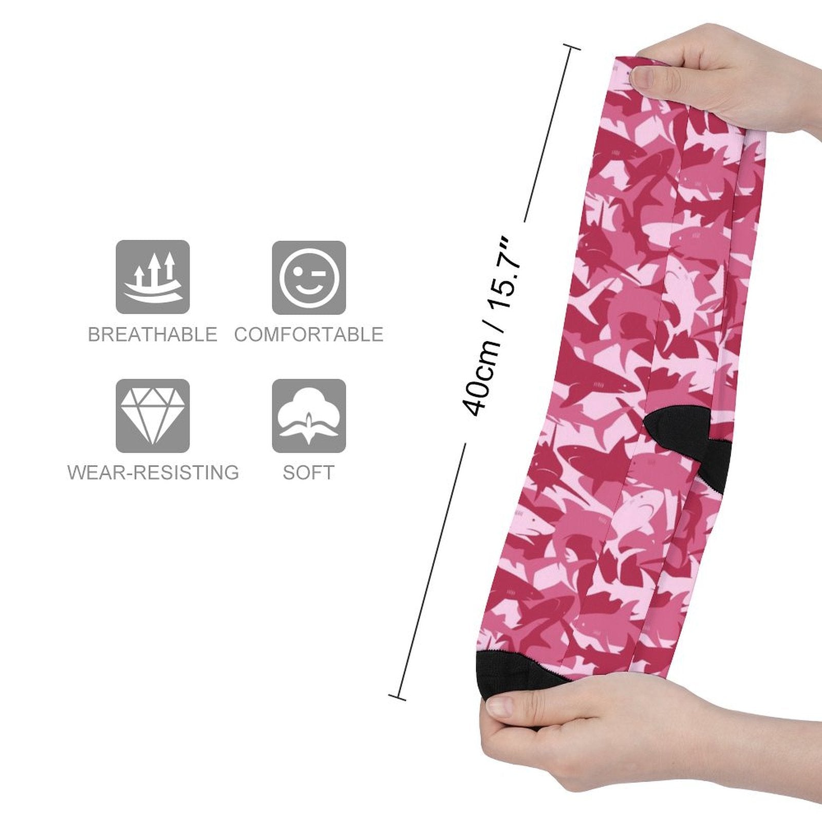 Bait in the Water Prined socks Gifts for Men Women