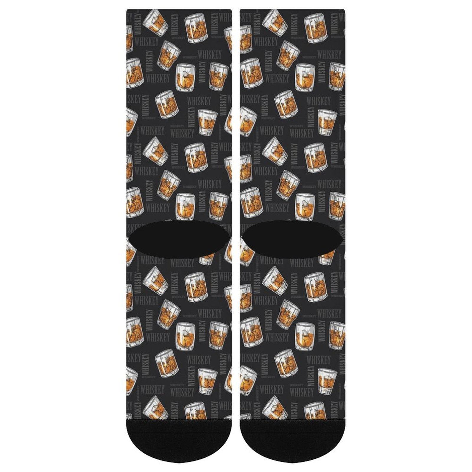 Whiskey Prined socks Gifts for Men Women