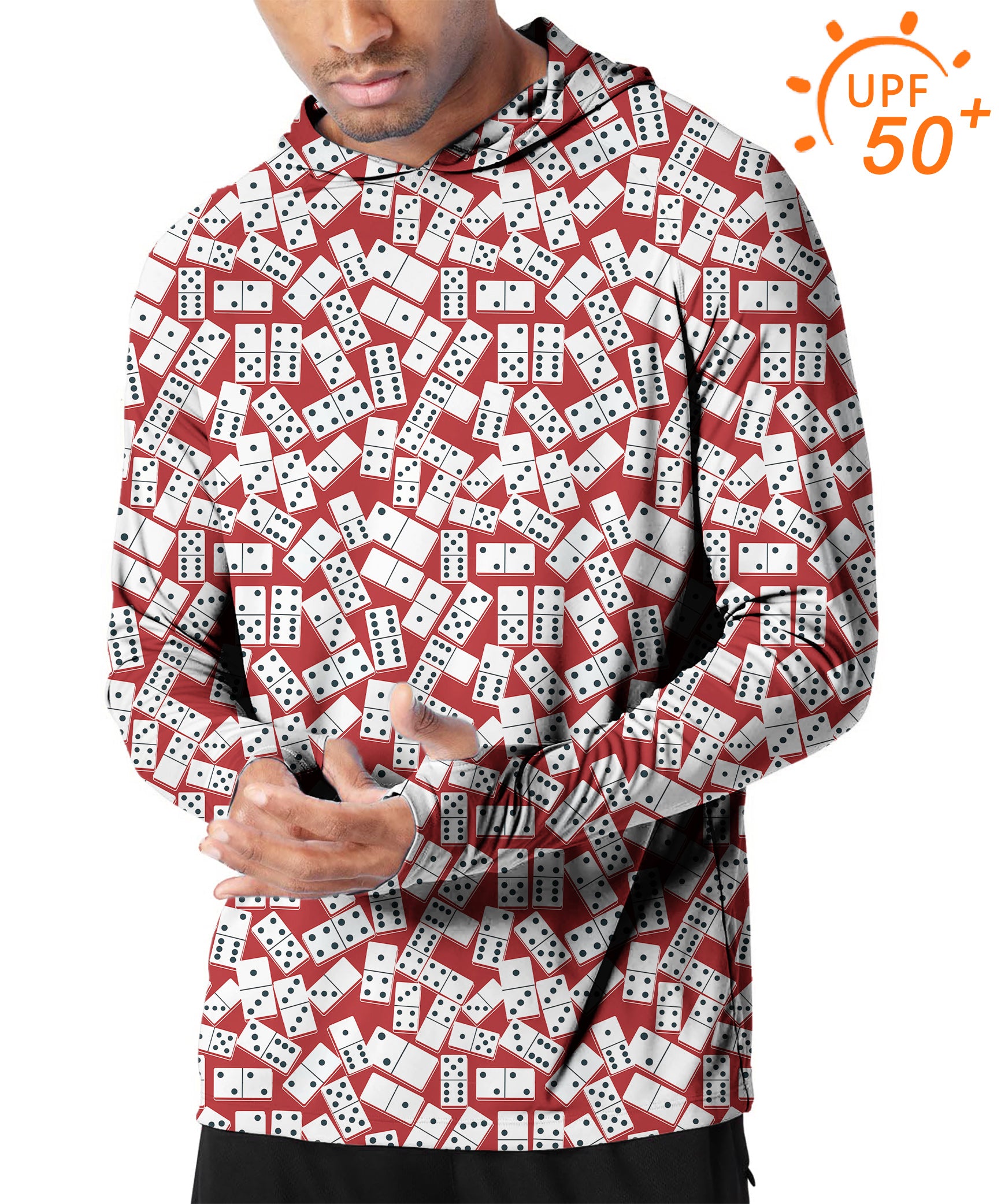 Men's Outdoor DOMINOS GAMB Golf Sun Protection Slim Fit hoodies