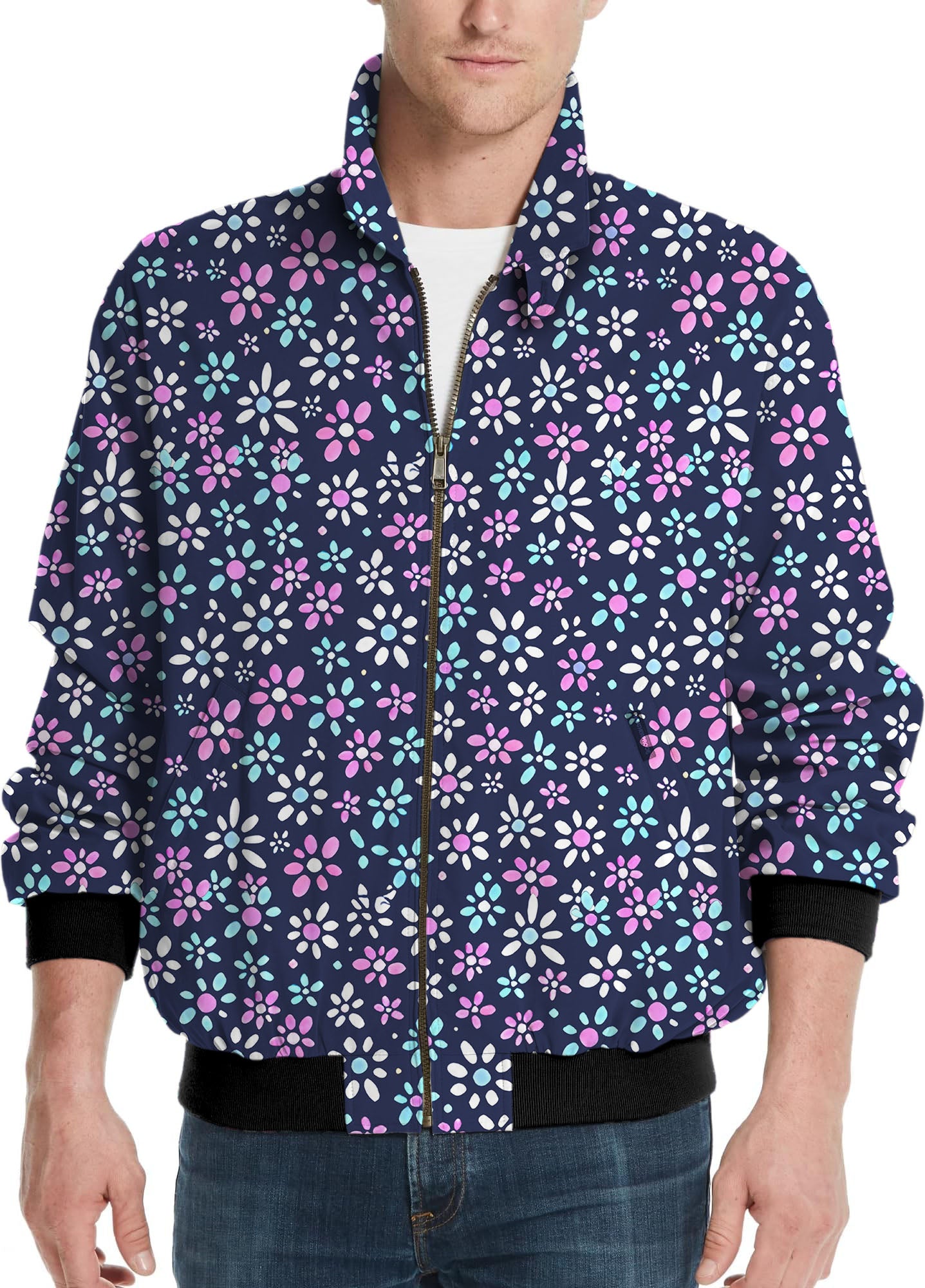 Daisy Daze-Men's Golf Windbreaker Light Jacket