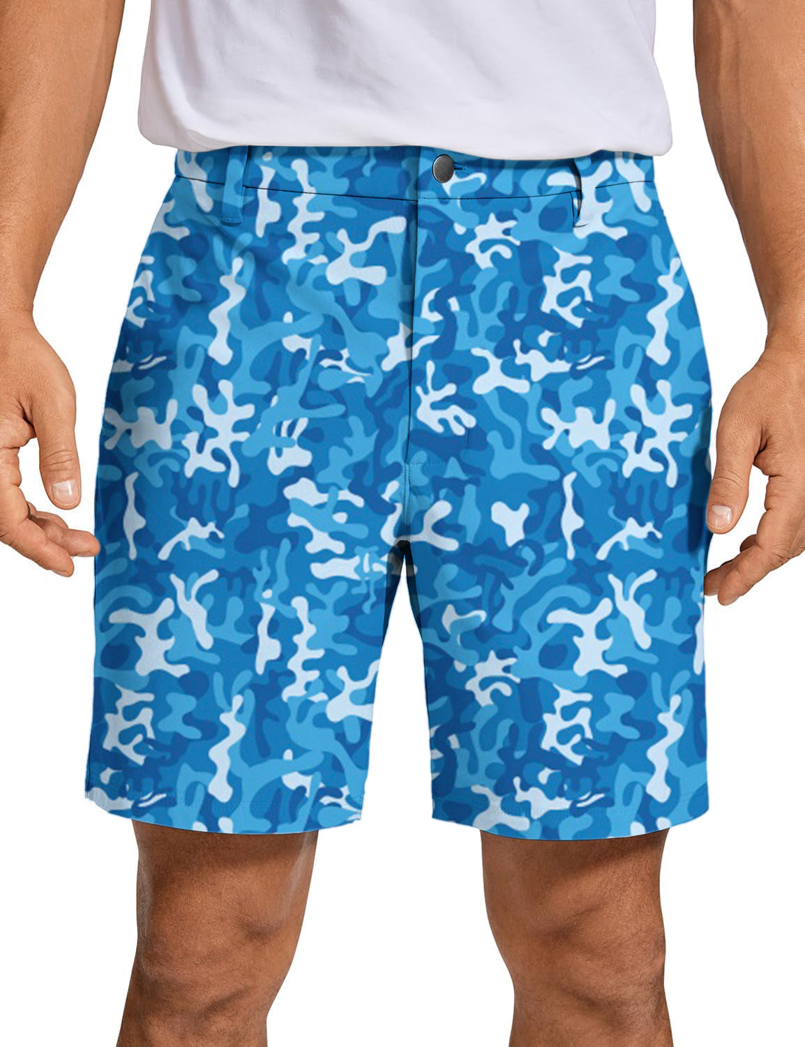 Men Camo Golf Shorts