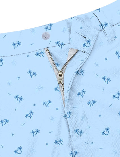 Men Tropical Palms Golf Shorts