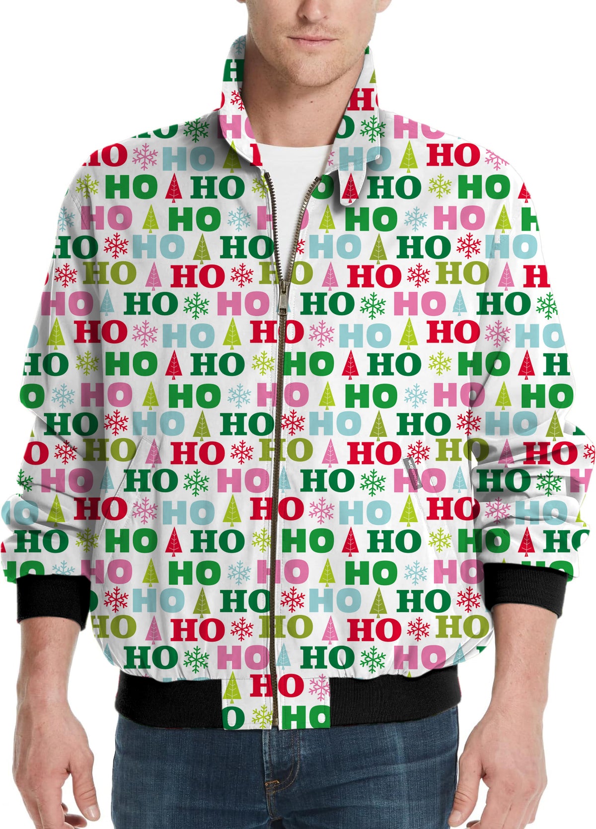 Christmas HO Men's Golf Windbreaker Light Jacket