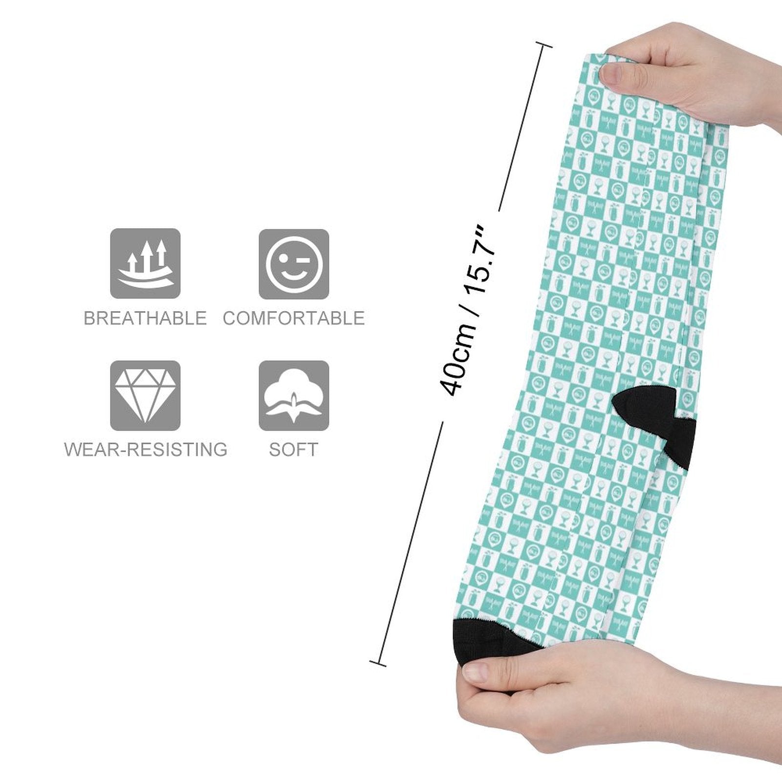 golf club Prined Sock Gifts for Men Women