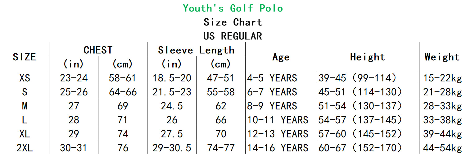 Youth flower Golf Polo