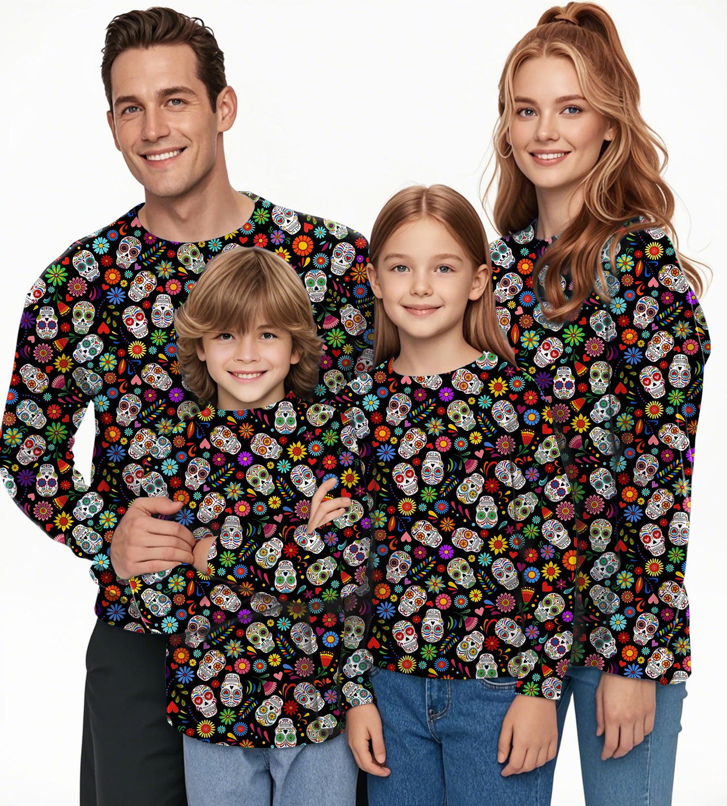 FIESTA FEELING Crewneck Pullover Ugly Sweater Men Women boy girl family