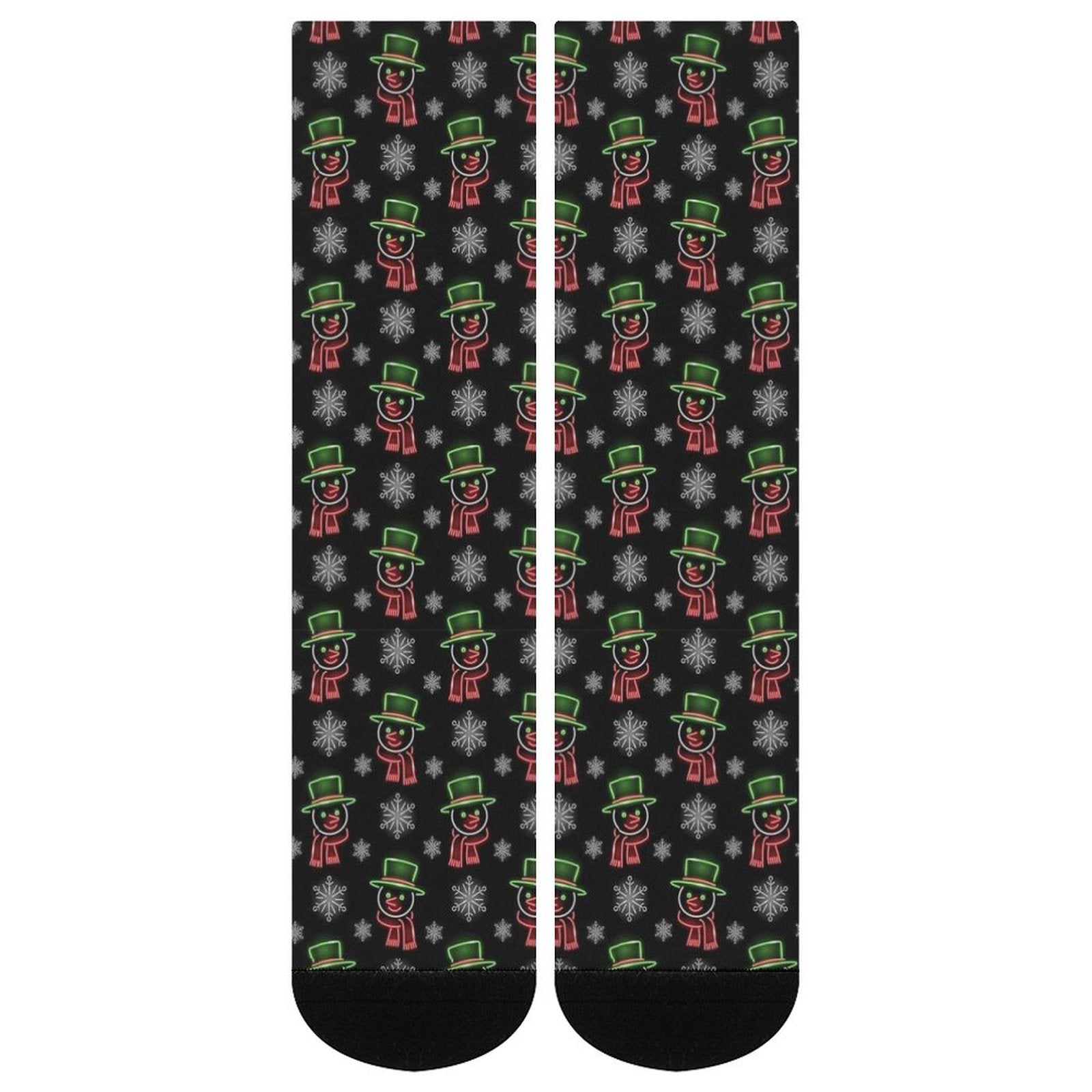 Neon Snowman Prined socks Gifts for Men Women