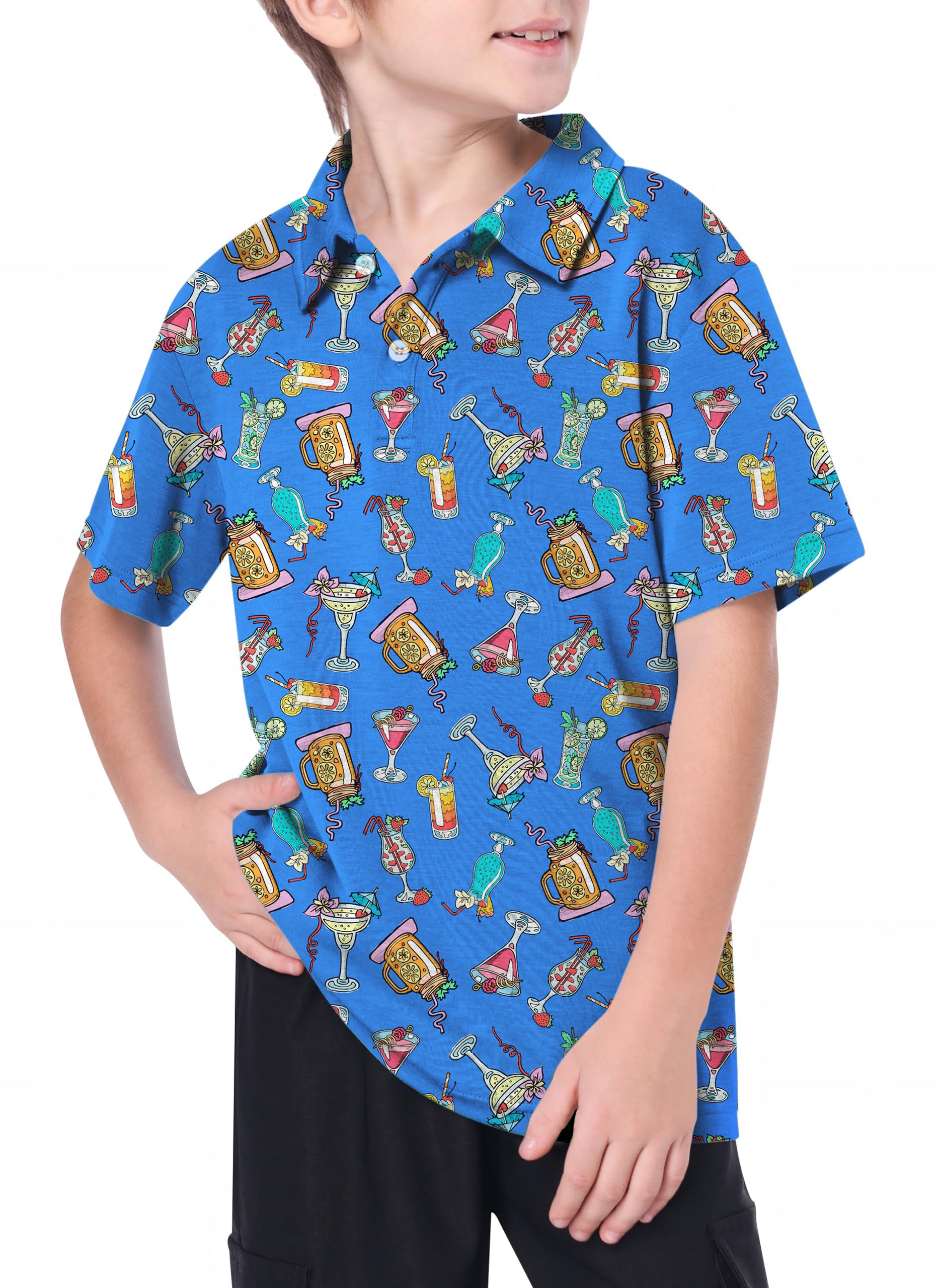 Youth Summer fruit juice Golf Polo