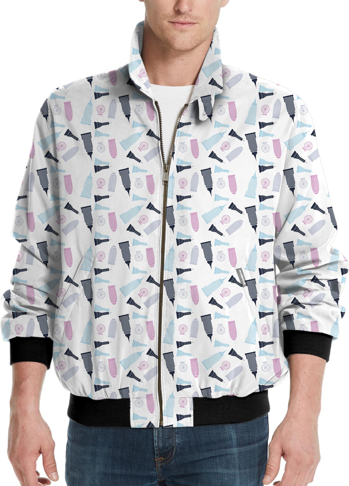 limited edition Empire State Building-Men's Golf Windbreaker Light Jacket