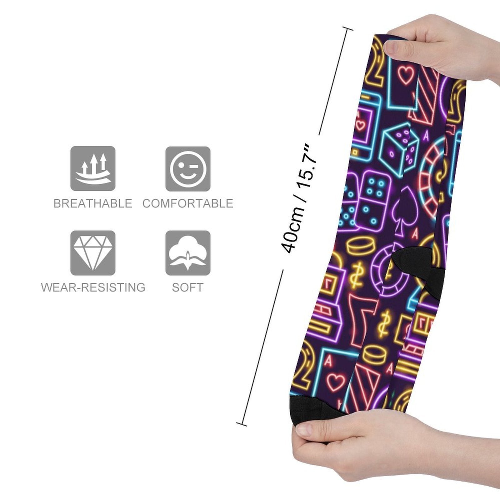 Money Shot BANKROLL Prined socks Gifts for Men Women