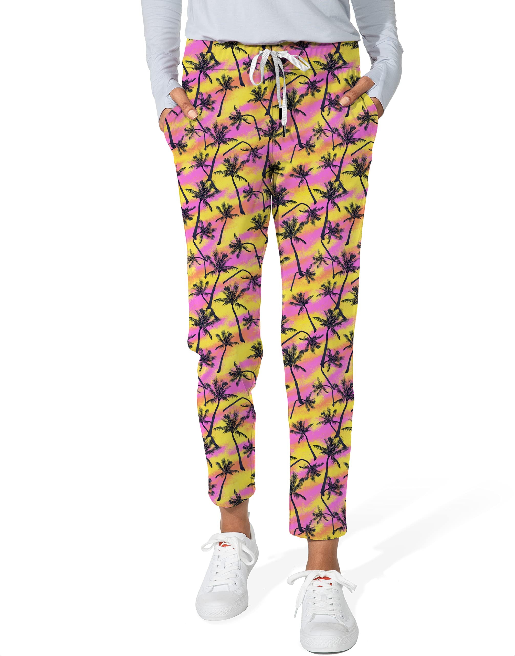 GRAPHIC PRINT-Women's 7/8 Stretch Ankle Golf Pants