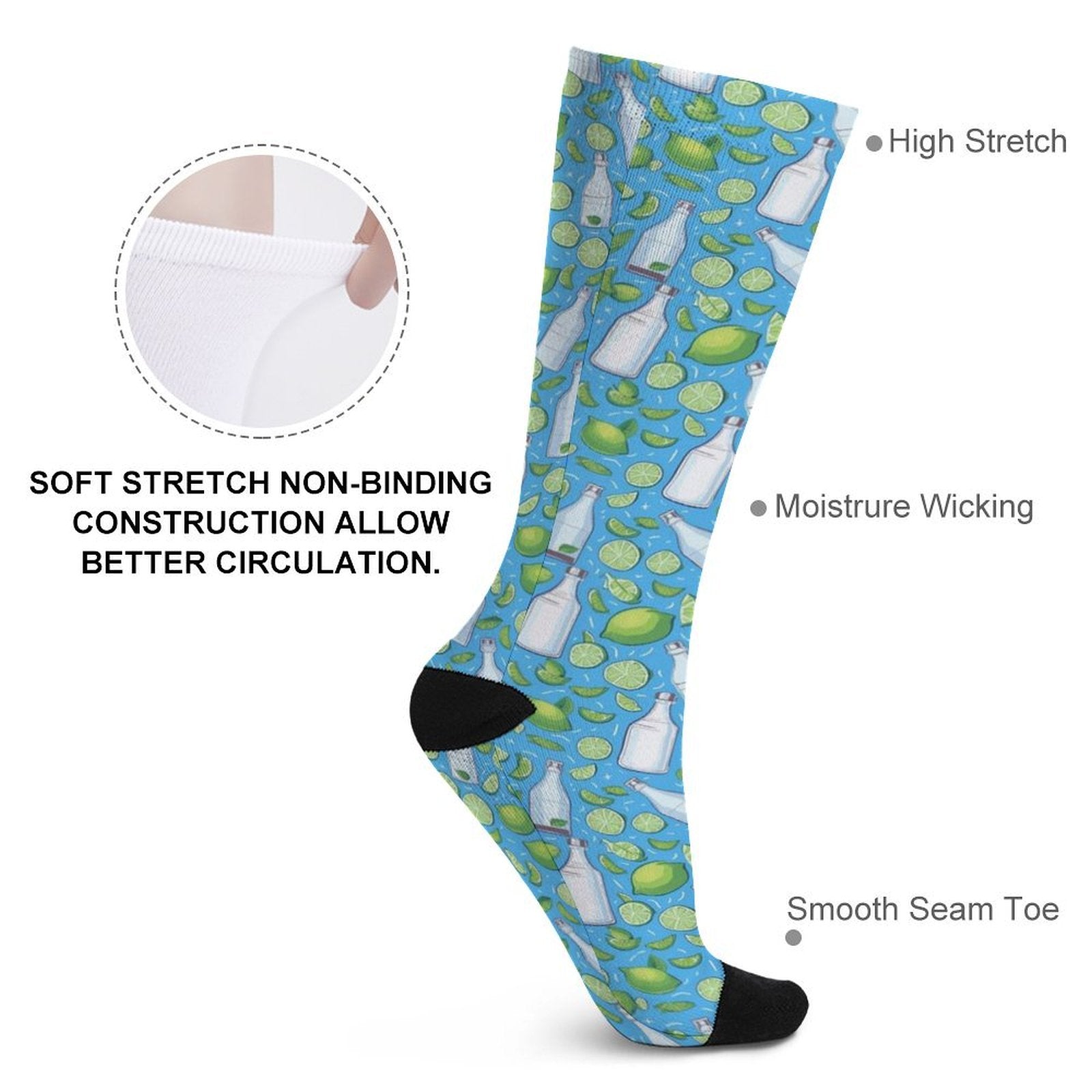 Tequila Summer Prined socks Gifts for Men Women