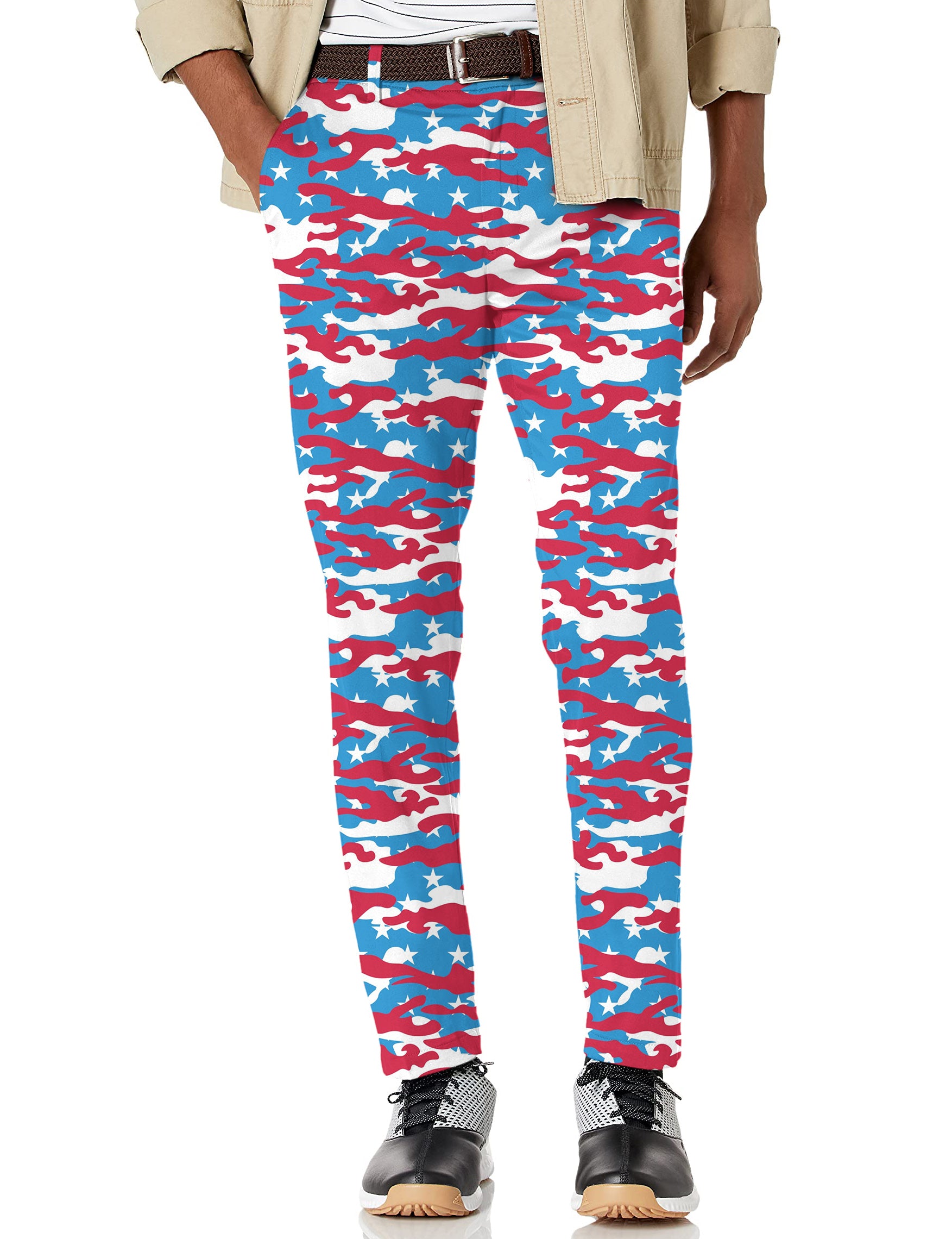 Men's Patriotic Camo Stretch Golf pants