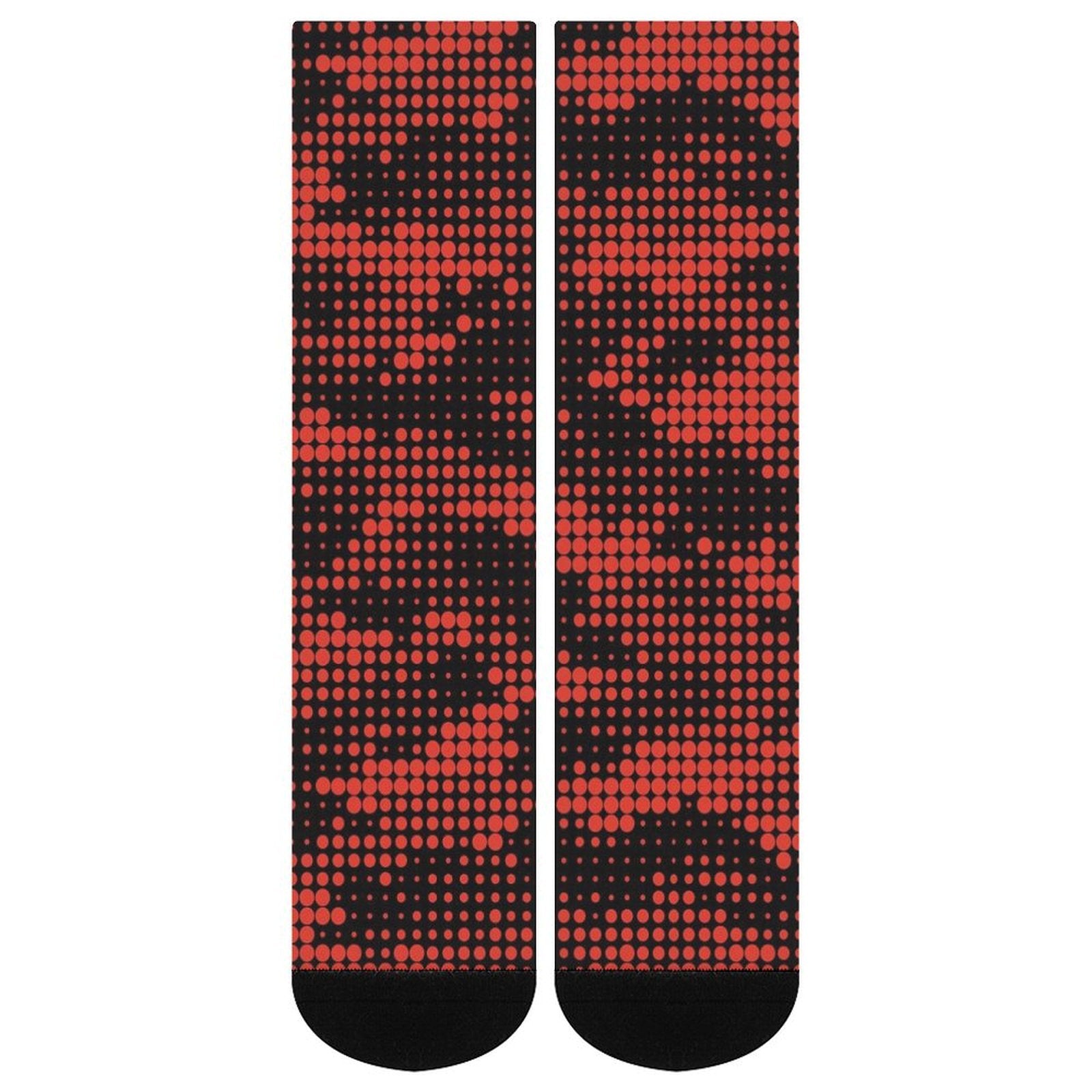 Red origin pixel Prined socks Gifts for Men Women