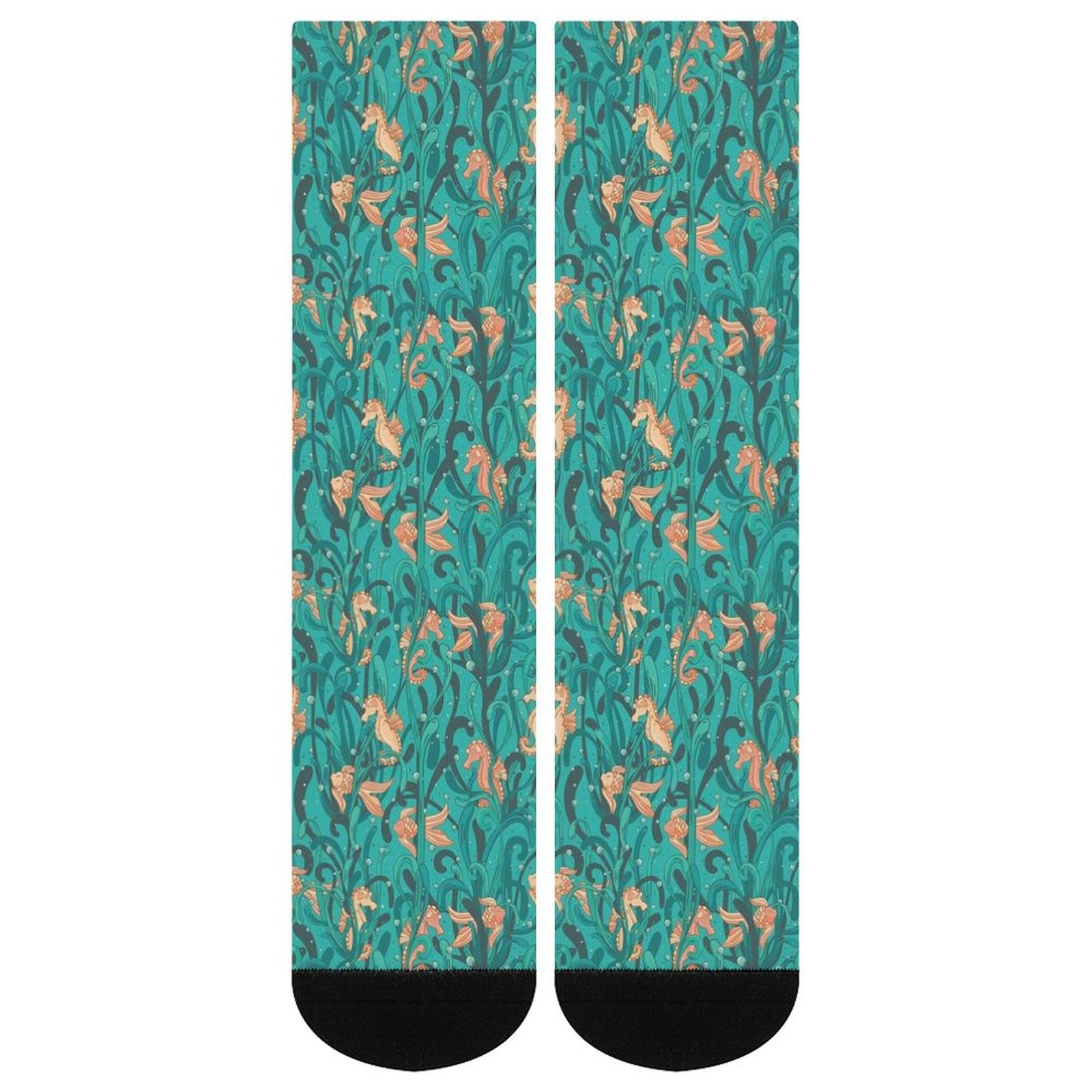 Seahorse Season Prined socks Gifts for Men Women