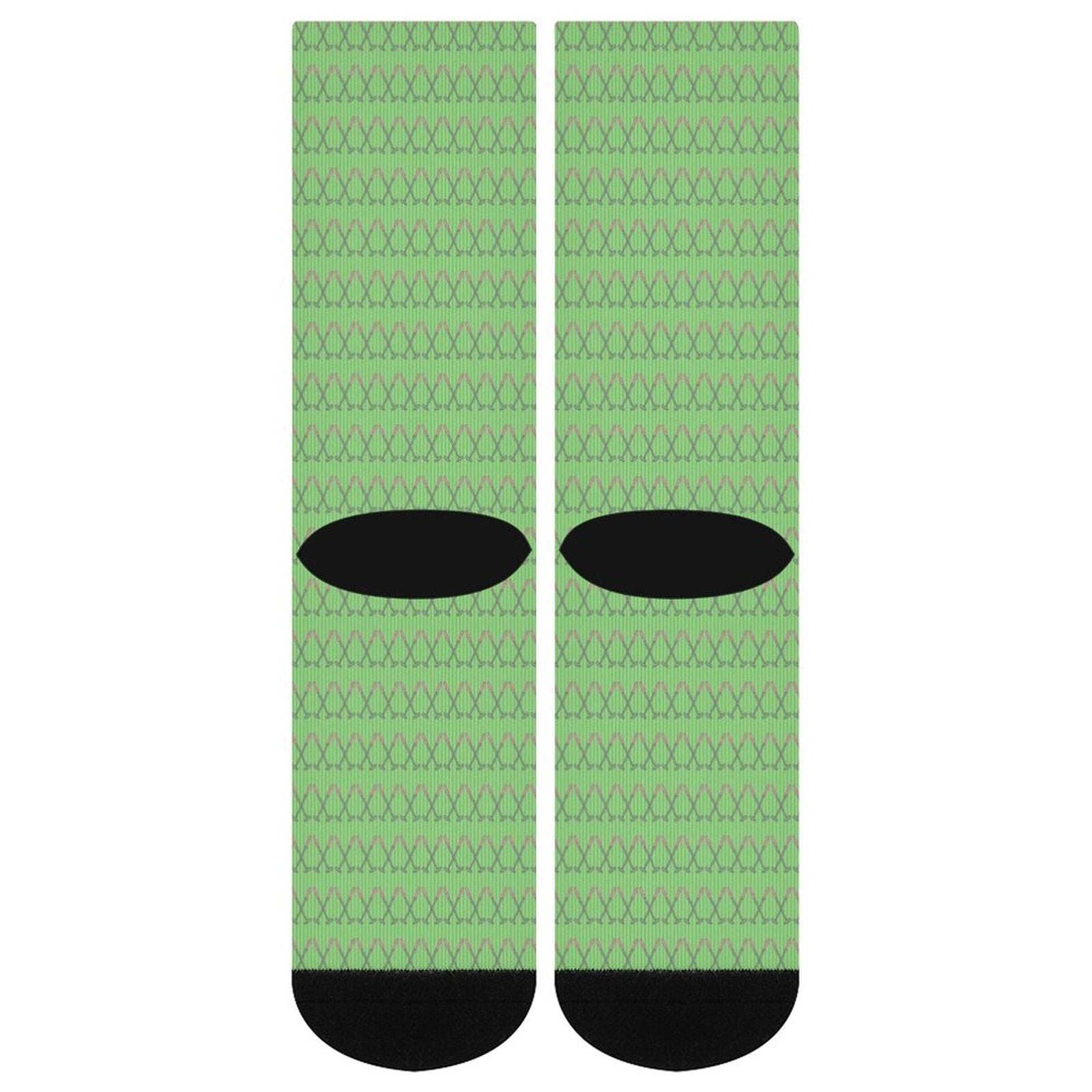 green golf club Prined socks Gifts for Men Women