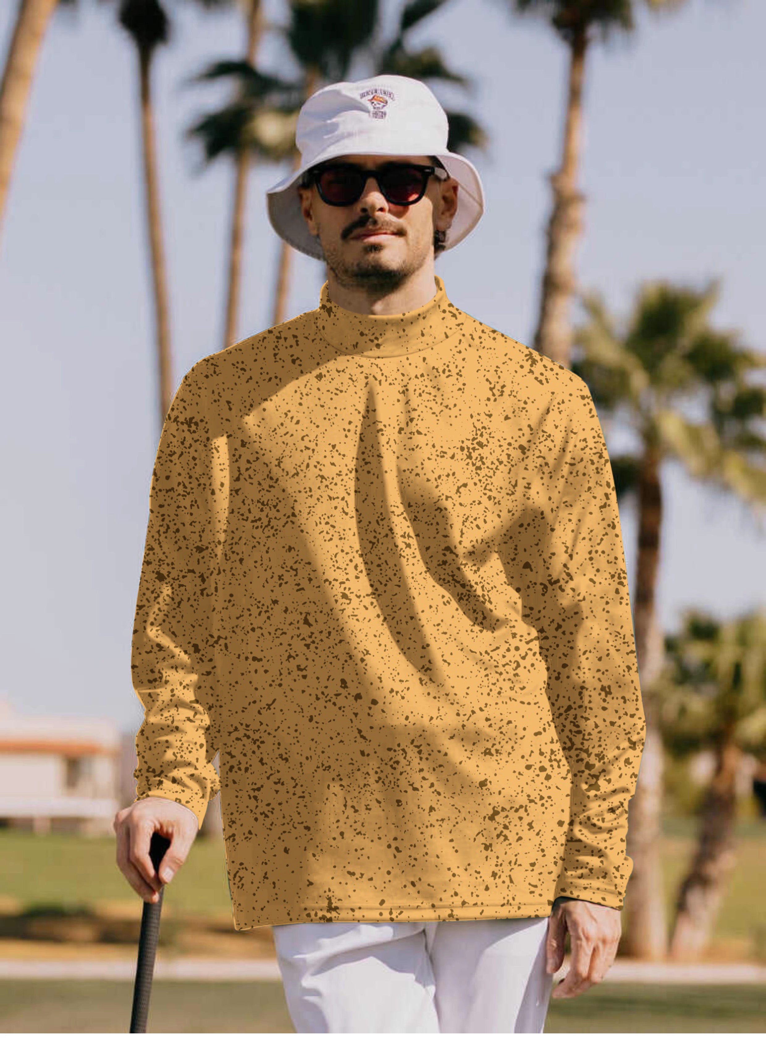 Men's Grange Pullover High neck Long/Short sleeve T-Shirt