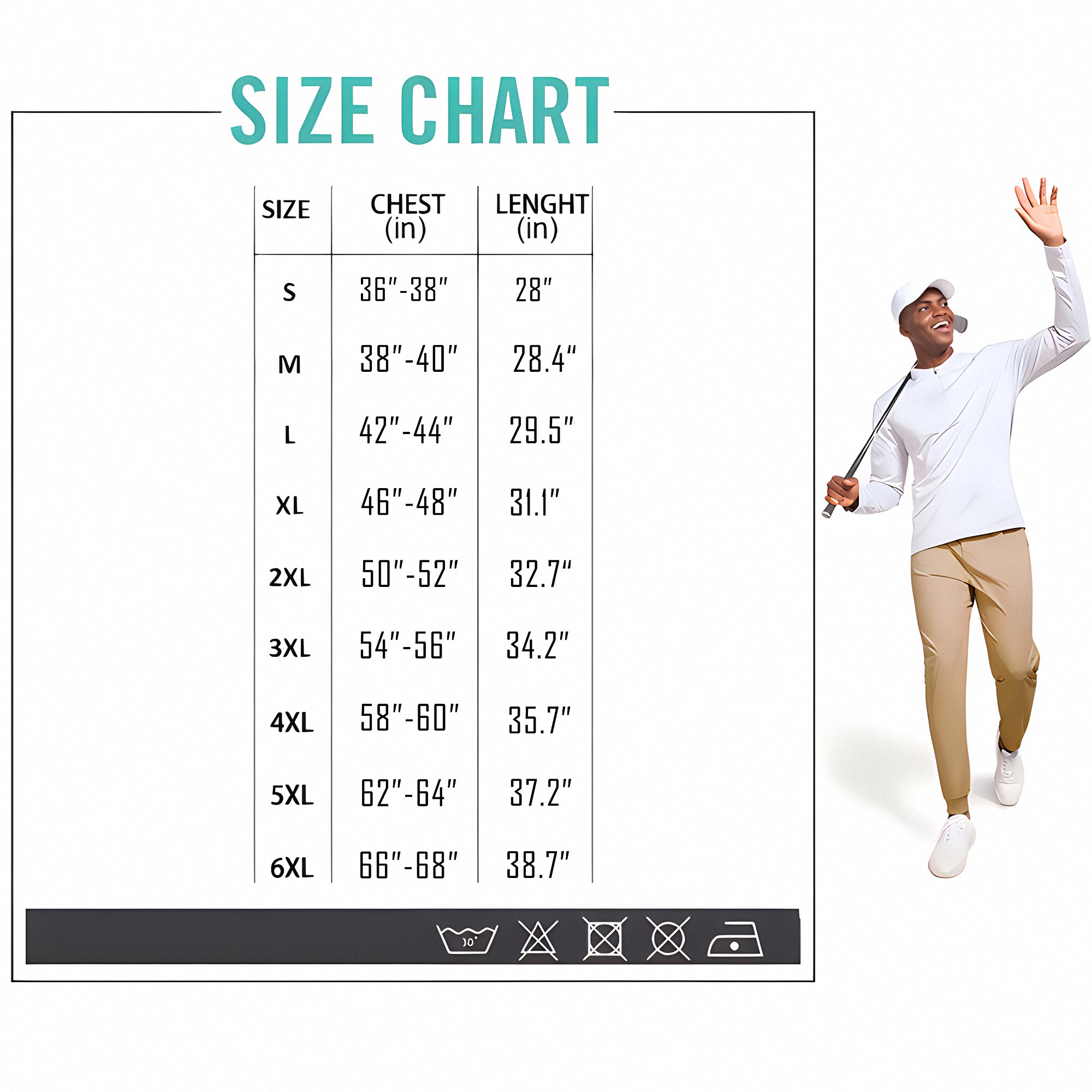 Men's Peach Performance V Neck Golf Polo Shirts