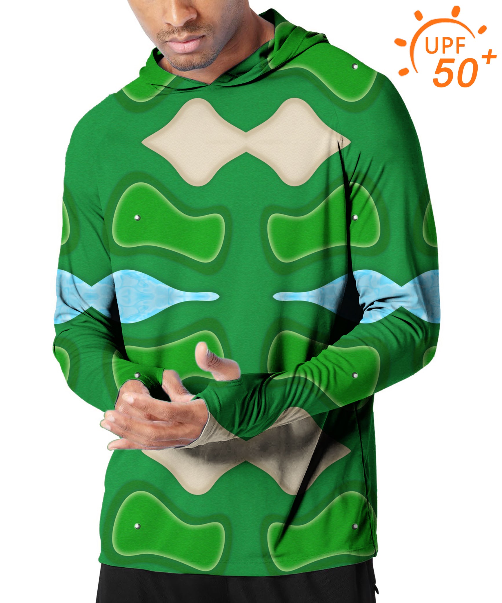 Men's Outdoor golf course Golf Sun Protection Slim Fit hoodies