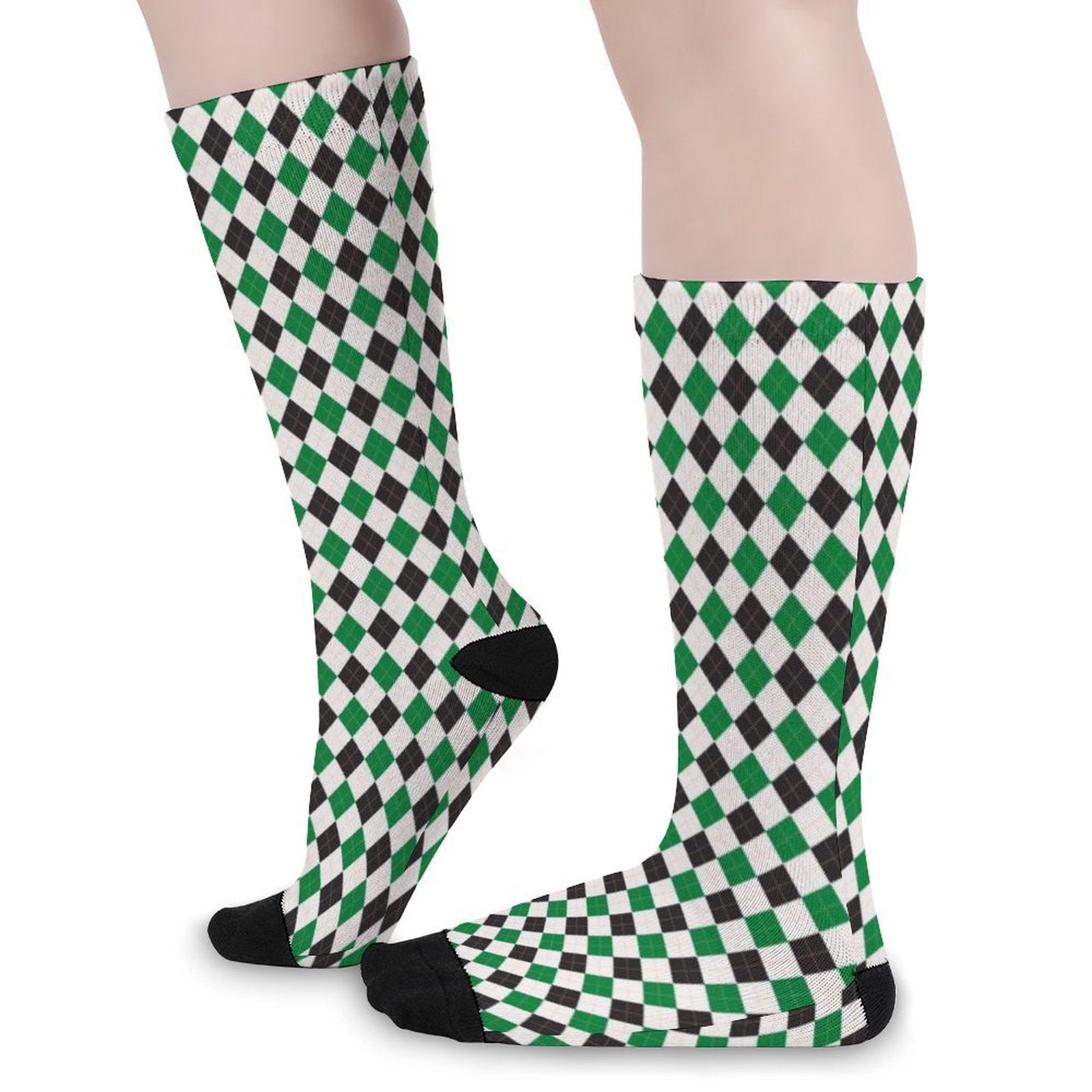 Argyle grid Prined socks Gifts for Men Women
