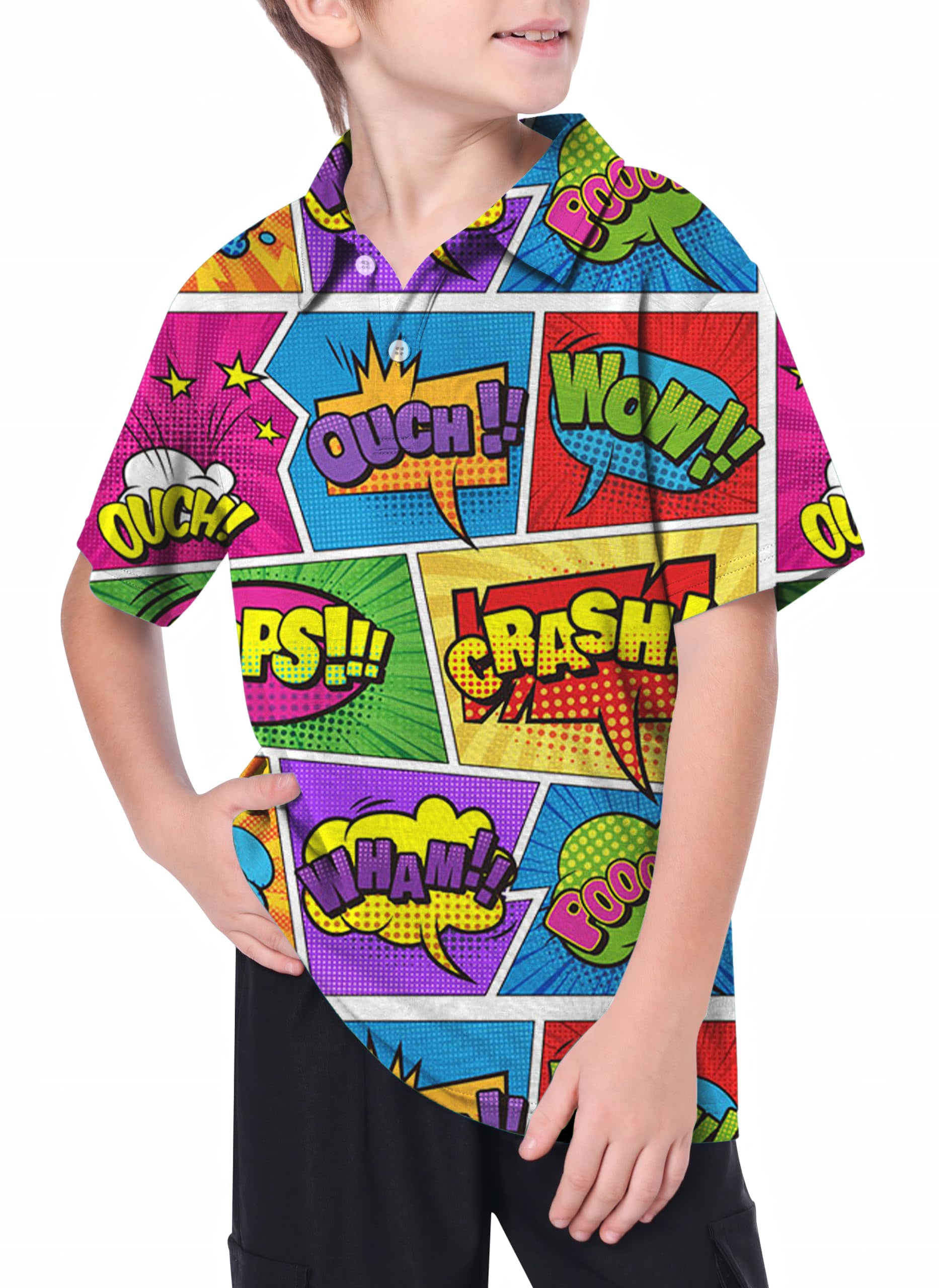 Youth OUCH crash Golf Polo
