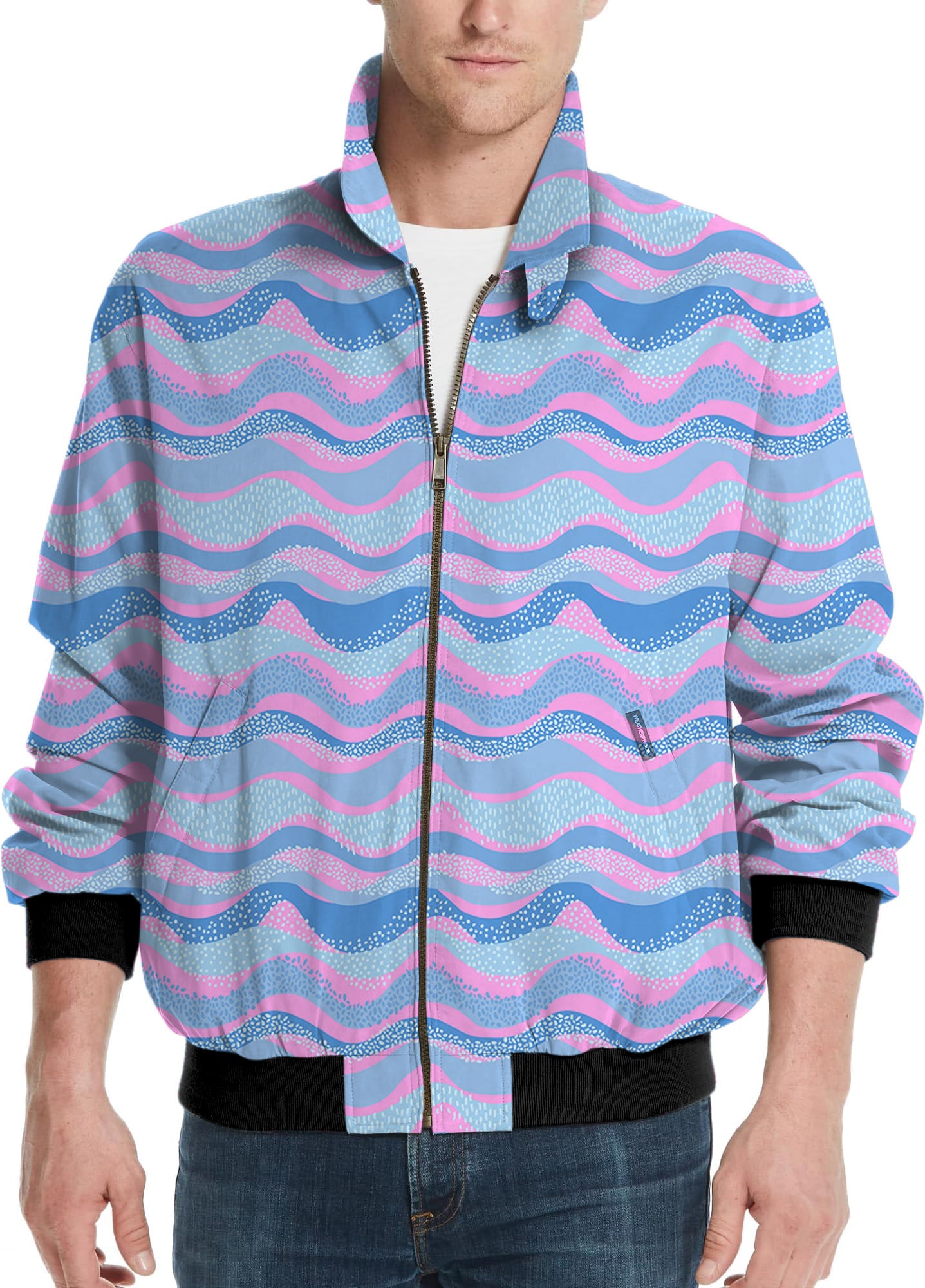 Space Aurora-Men's Golf Windbreaker Light Jacket